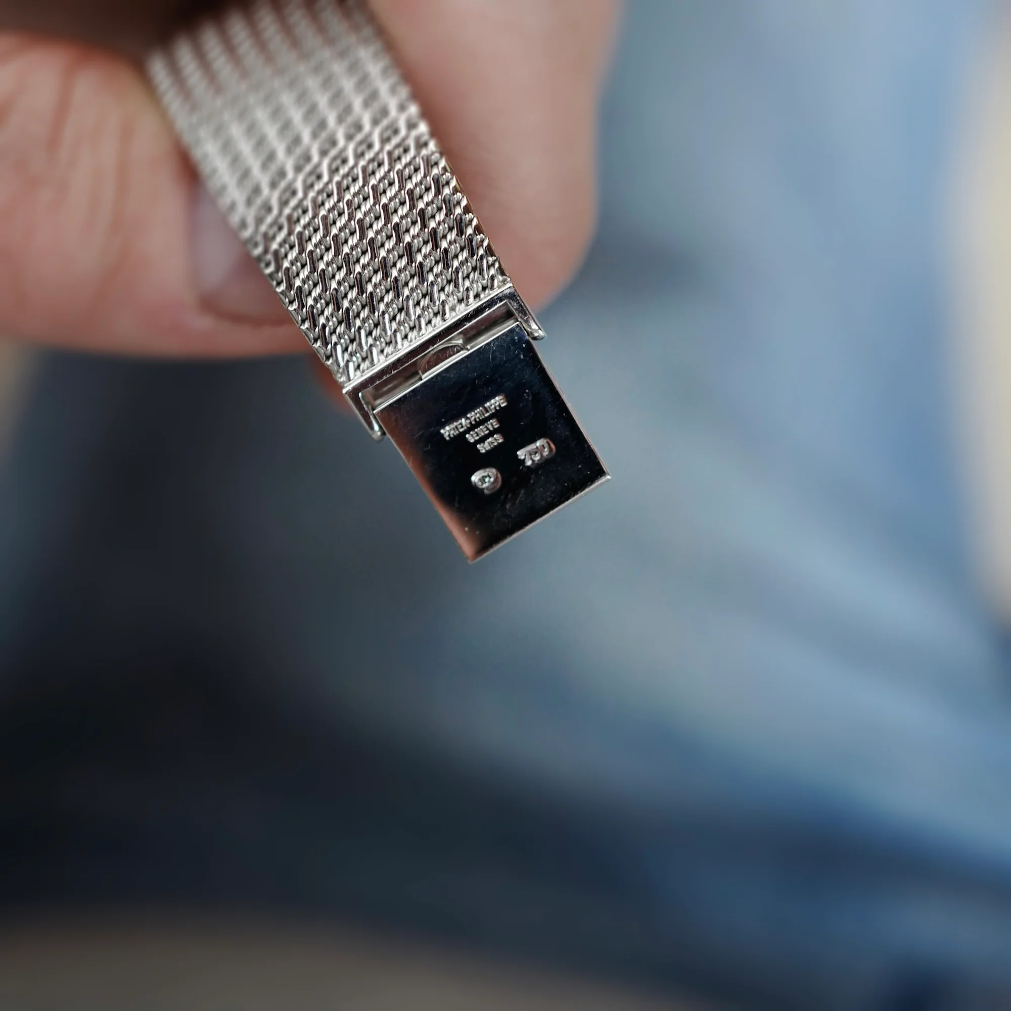 Patek Philippe White Gold Square Watch Ref. 3430 - Image 9