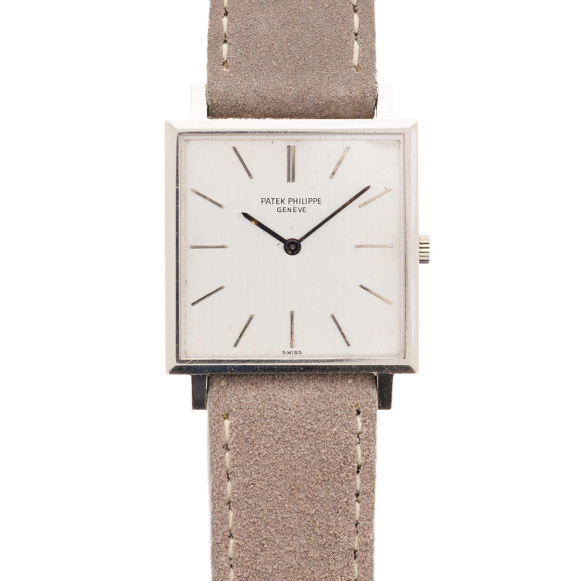 Patek Philippe White Gold Square Watch Ref. 3555