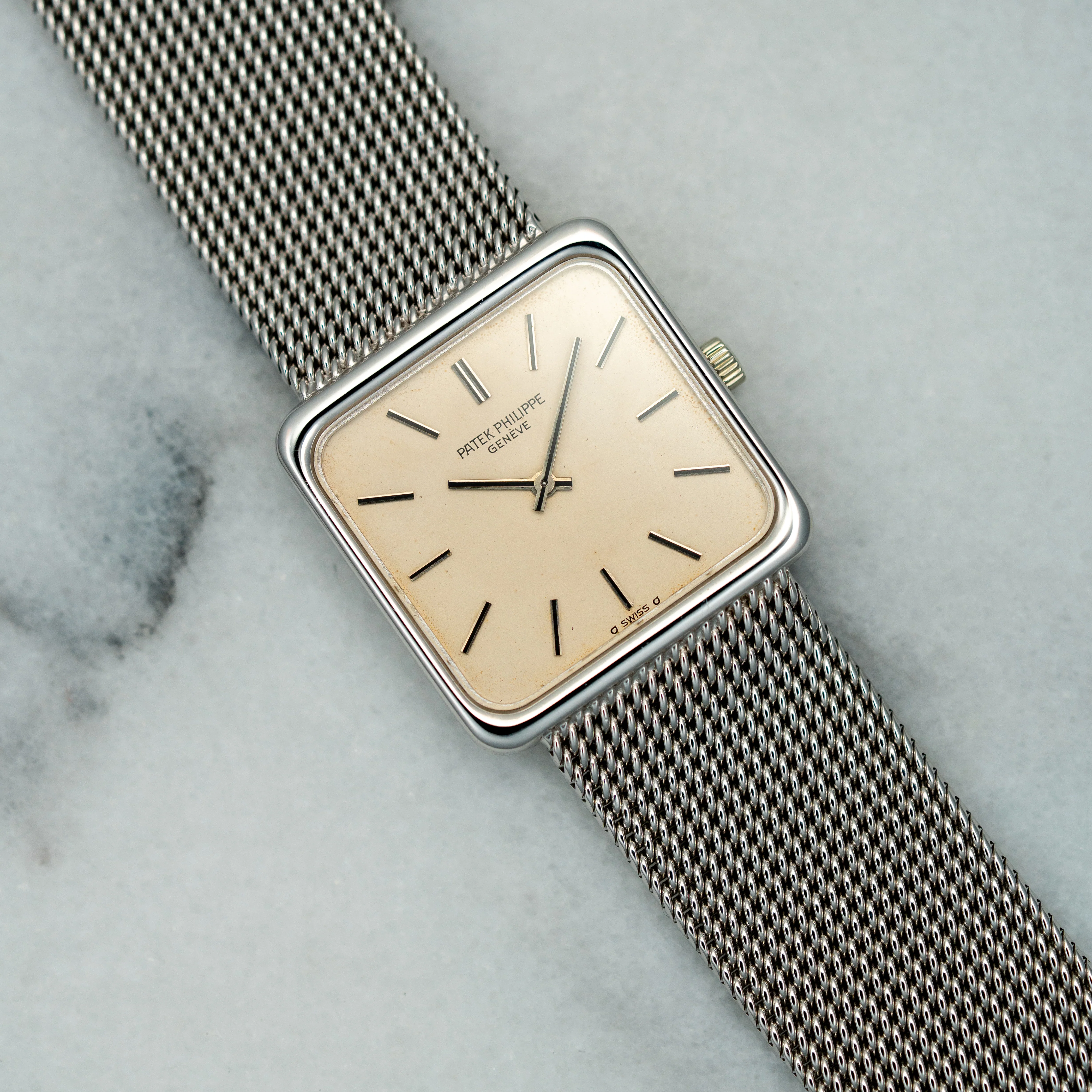 Patek Philippe White Gold Square Watch Ref. 4222 (New Arrival)