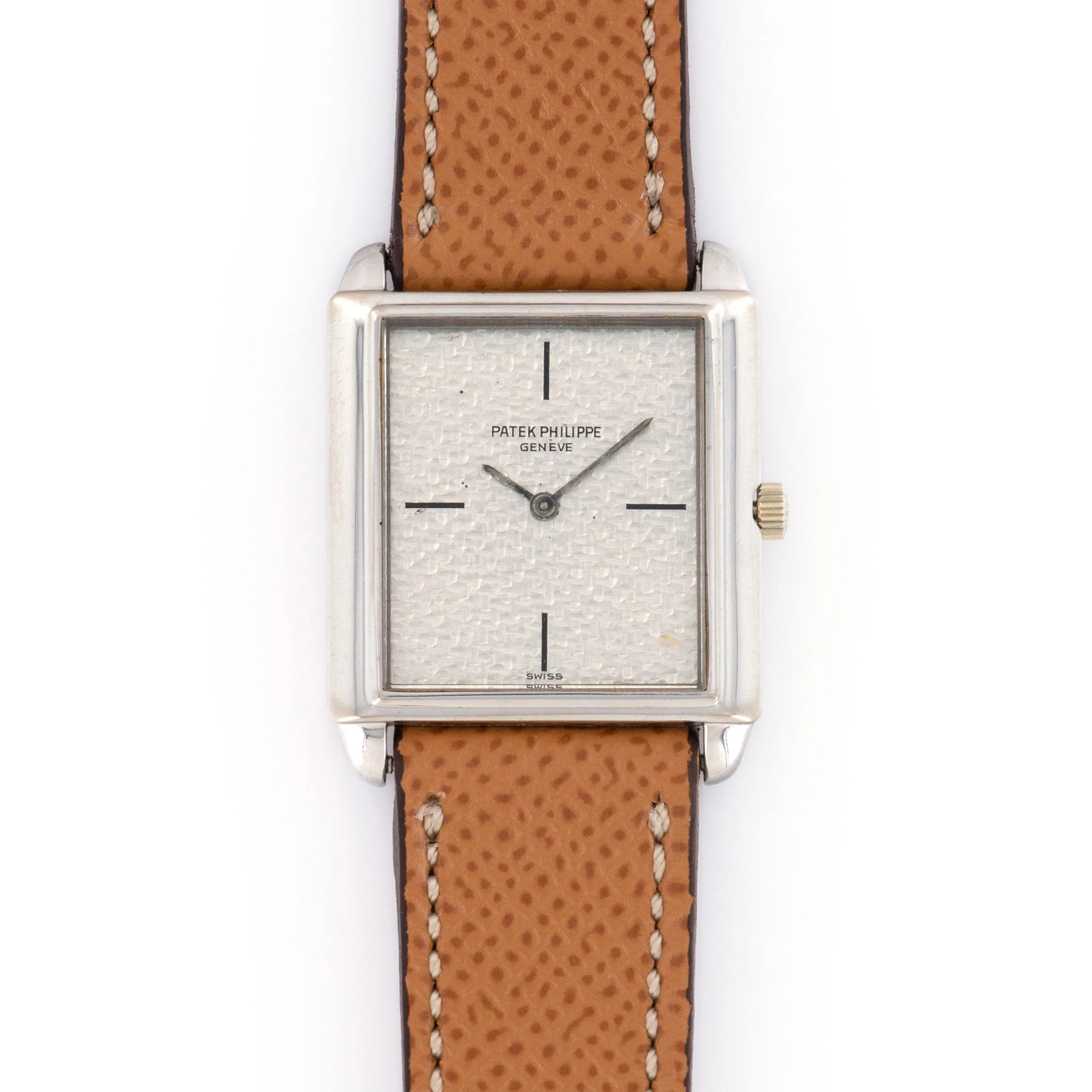 Patek Philippe White Gold Strap Watch, Ref. 3671