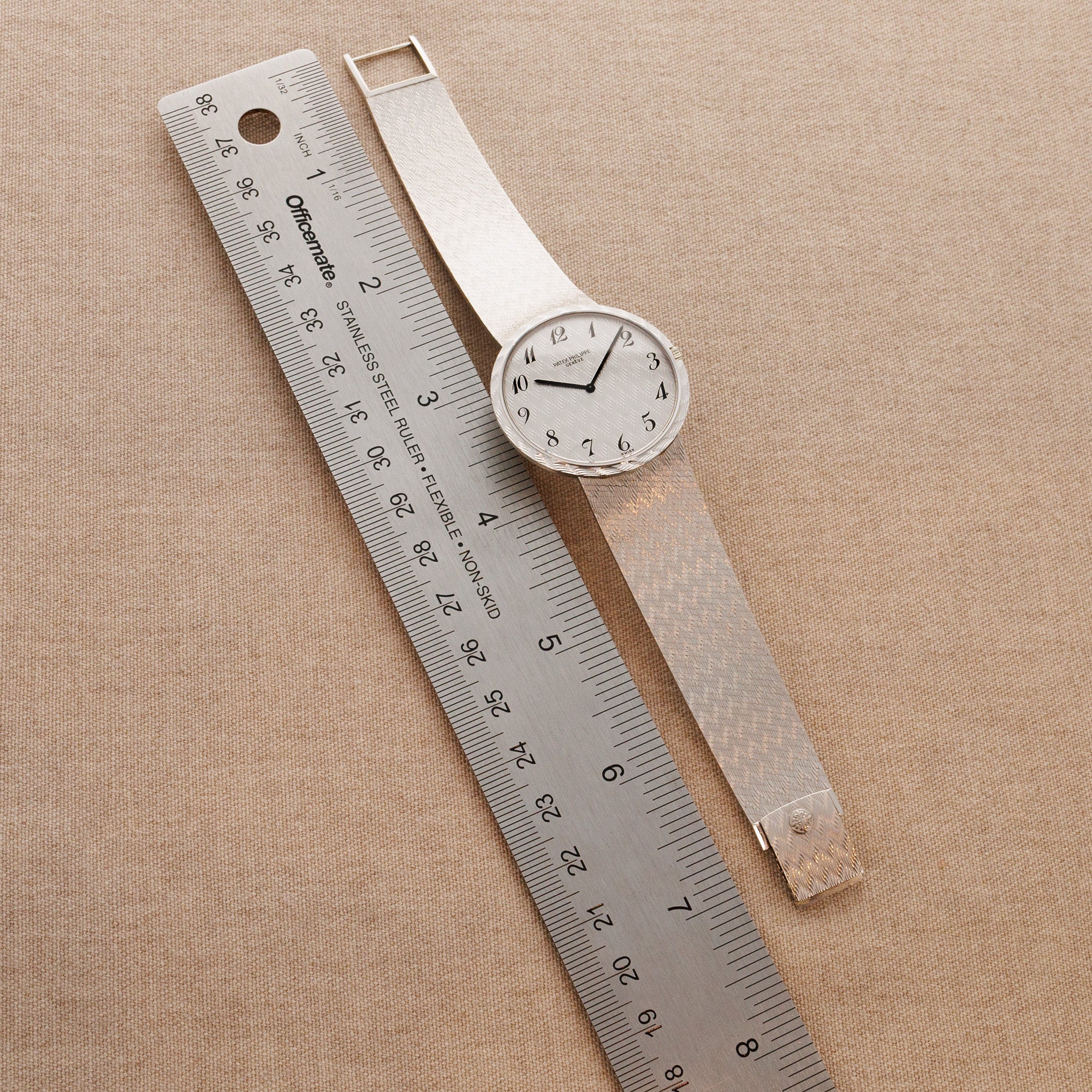 Patek Philippe White Gold Ultra-Thin Watch Ref. 3588 with Breguet Numerals - Image 5