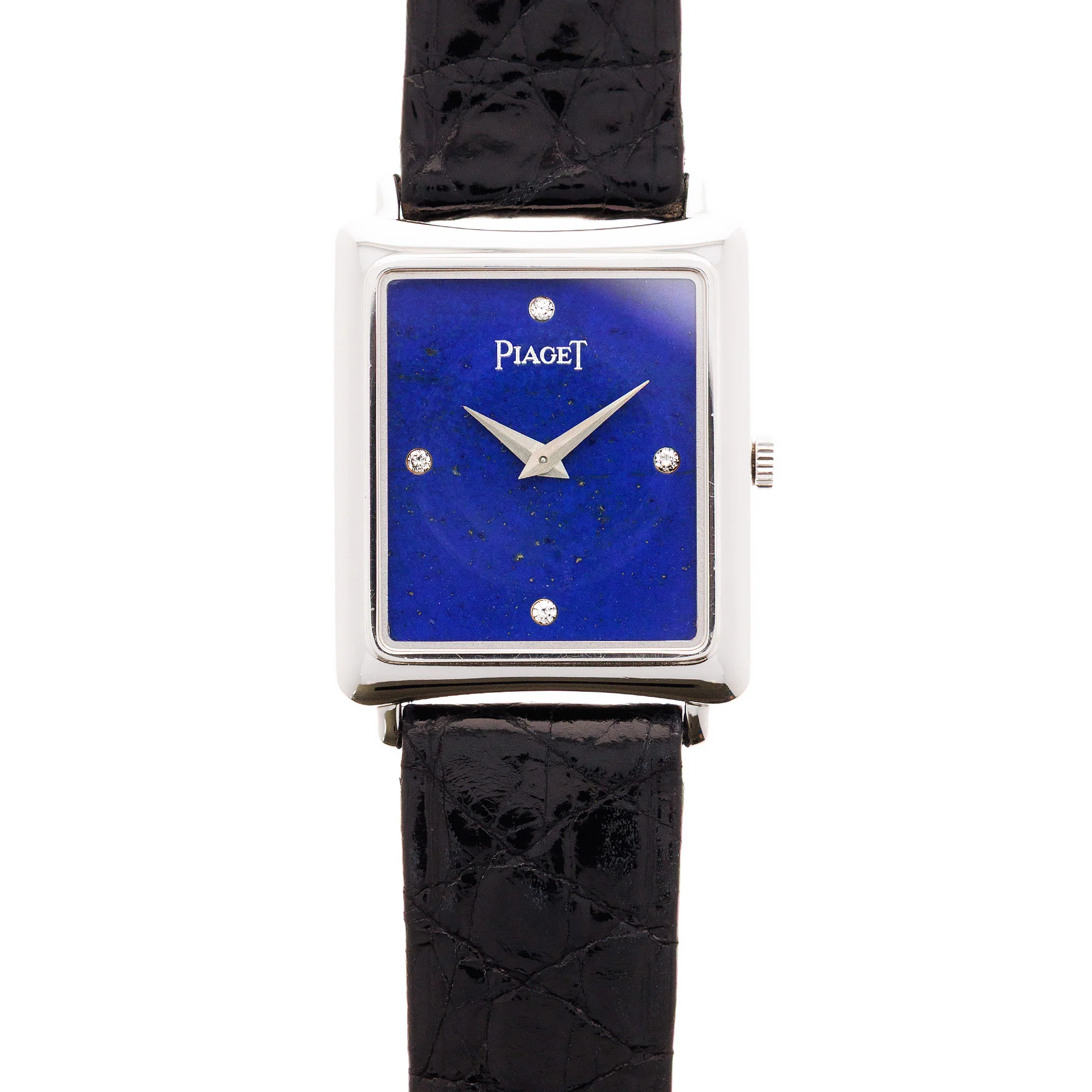 Piaget White Gold Watch Ref. 9254 with Lapis Lazuli Dial