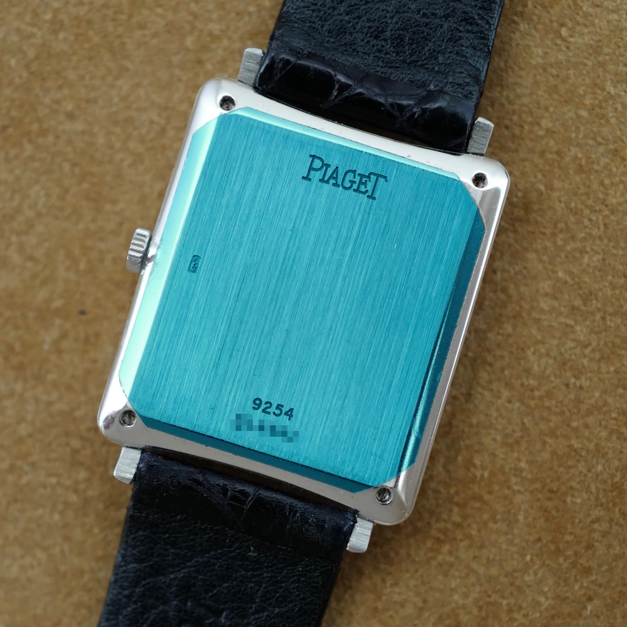 Piaget White Gold Watch Ref. 9254 with Lapis Lazuli Dial - Image 4