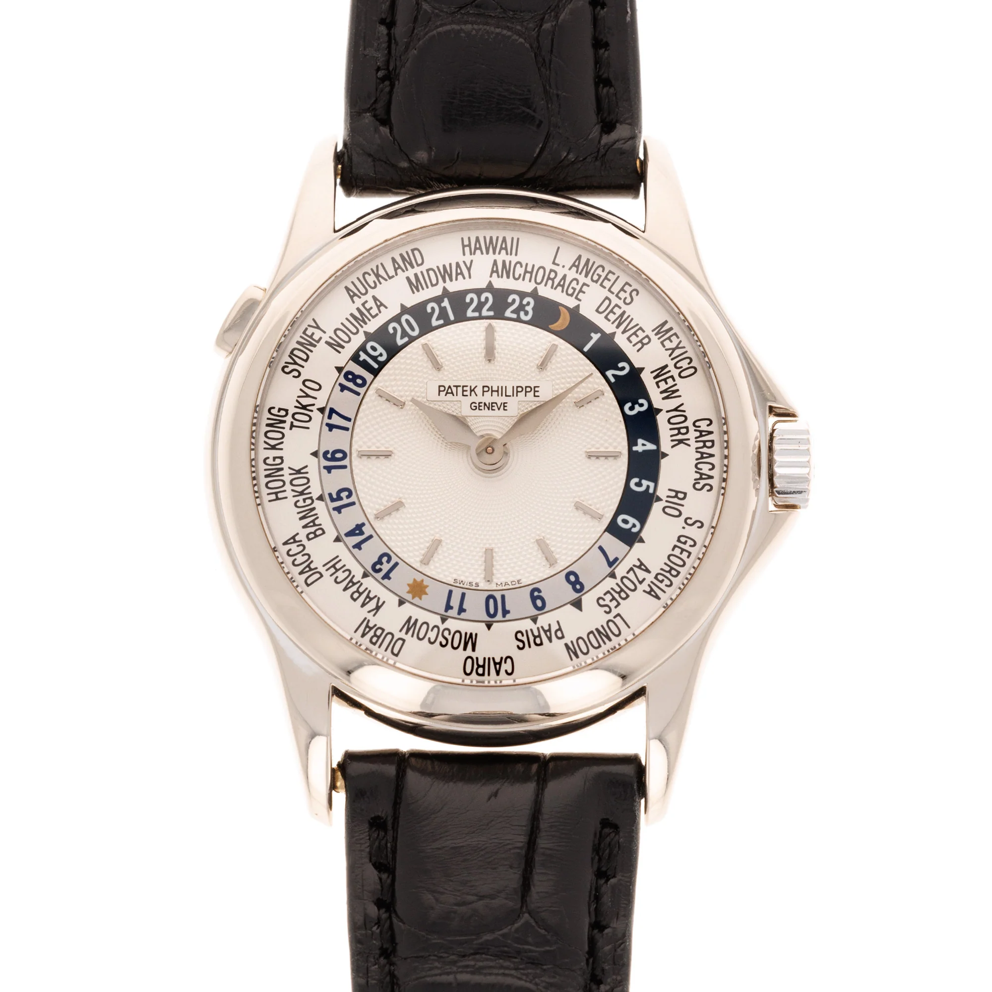 Patek Philippe White Gold World Time Watch Ref. 5110G