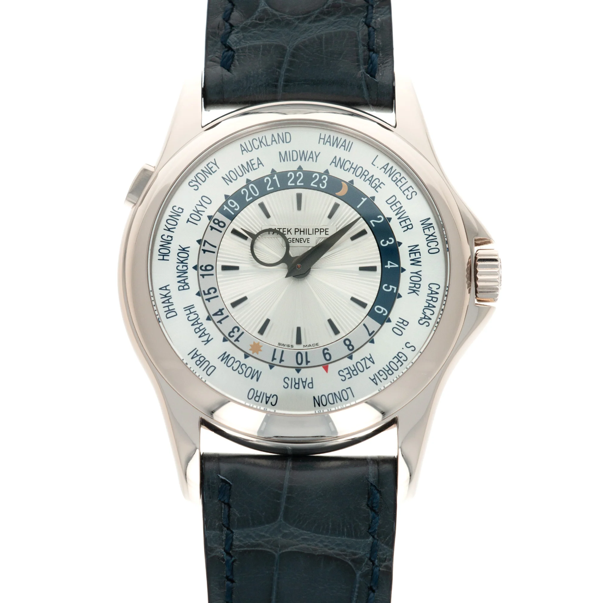 Patek Philippe White Gold World Time Watch Ref. 5130