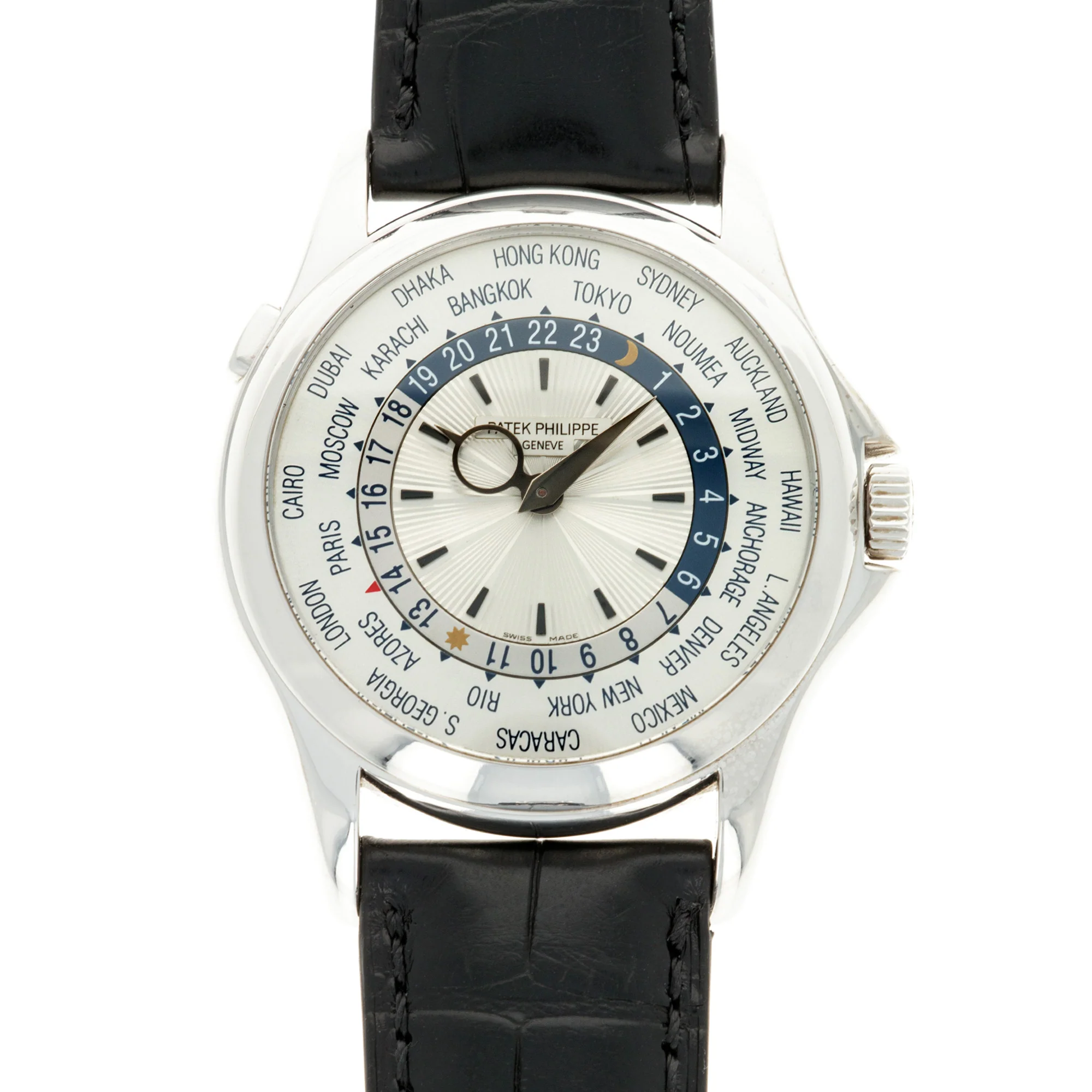 Patek Philippe White Gold World Time Watch Ref. 5130