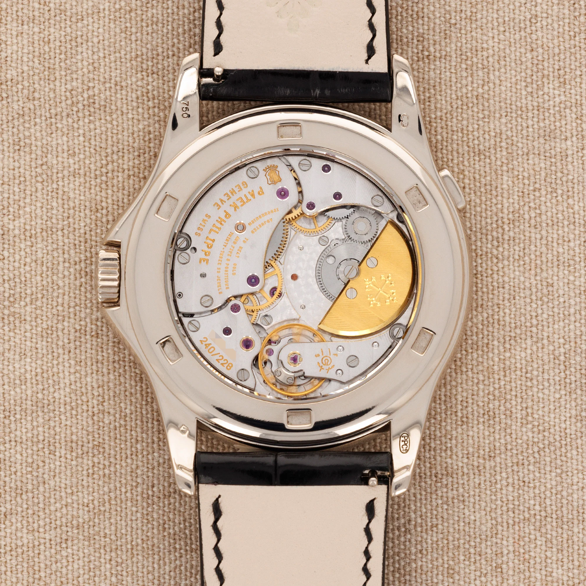 Patek Philippe White Gold World Time Watch Ref. 5130 - Image 3