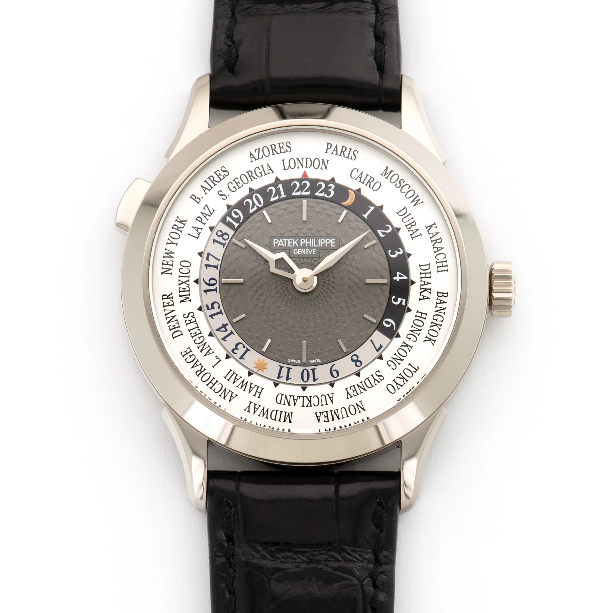 Patek Philippe White Gold World Time Watch Ref. 5230