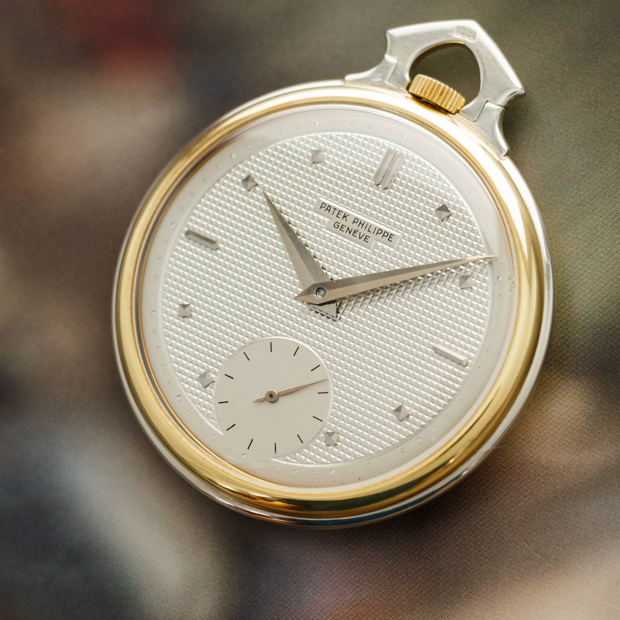 Patek Philippe White & Yellow Gold Pocket Watch - Image 2