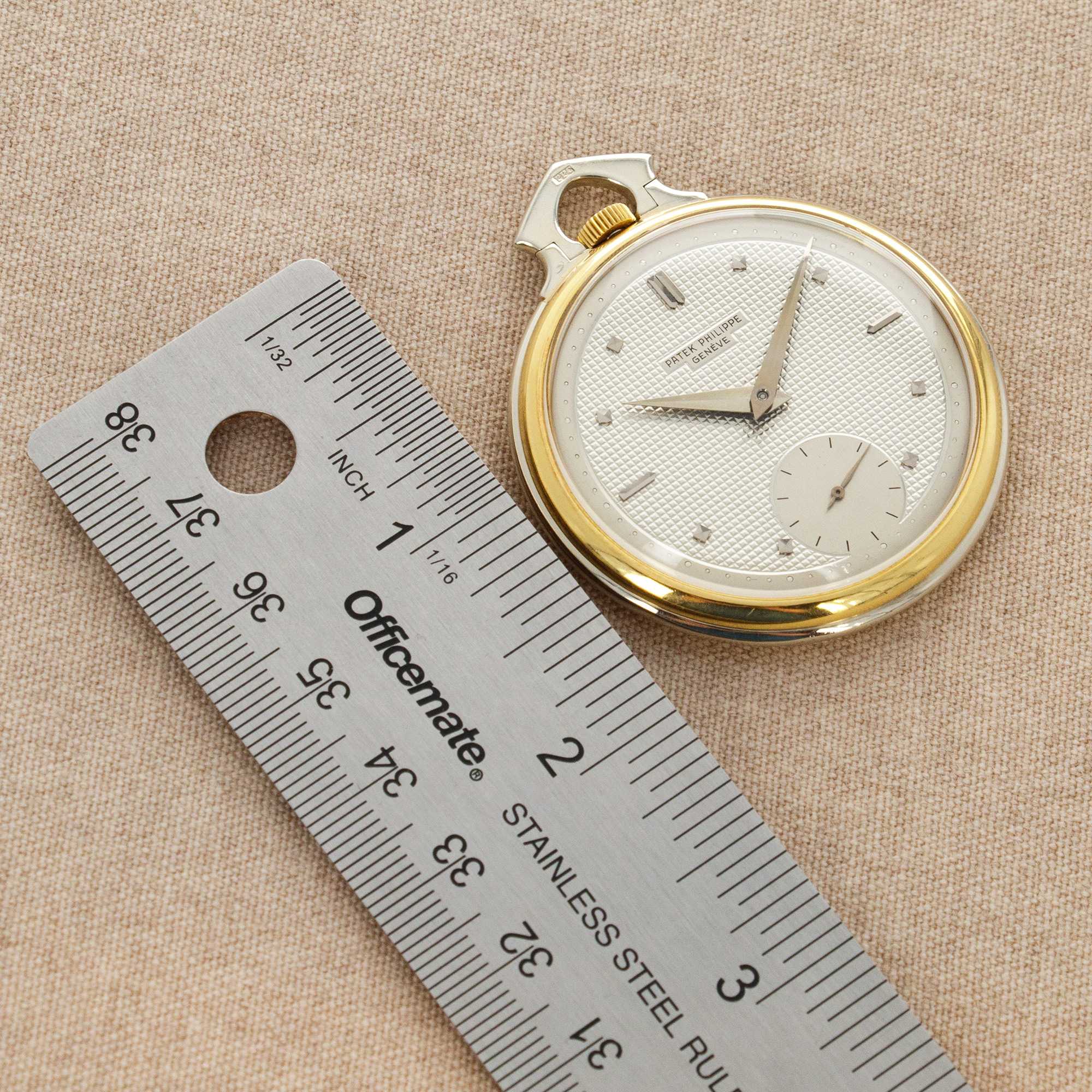 Patek Philippe White & Yellow Gold Pocket Watch - Image 4