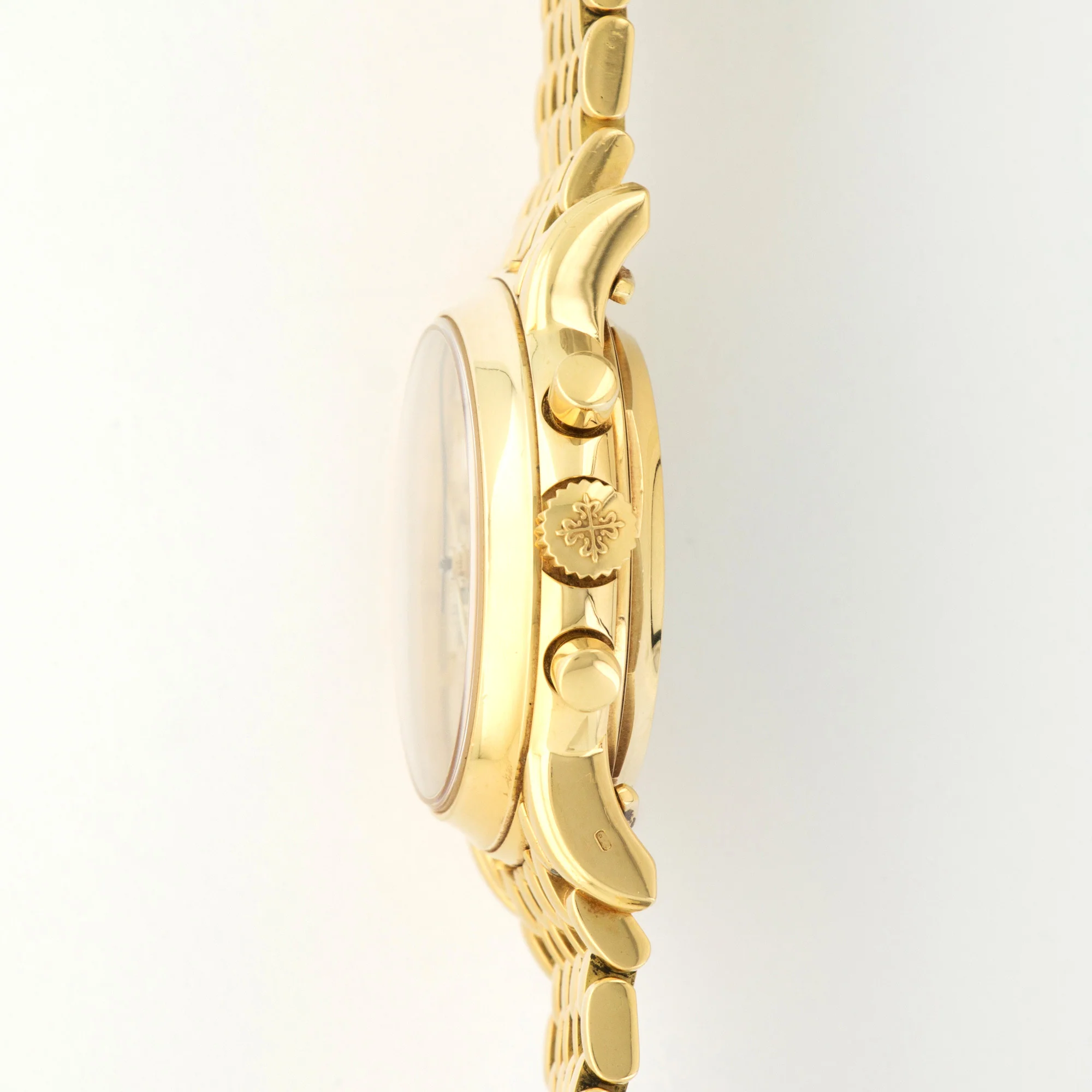 Patek Philippe Yellow Gold 2nd Series Perpetual Calendar Chrono Watch Ref. 3970 - Image 3