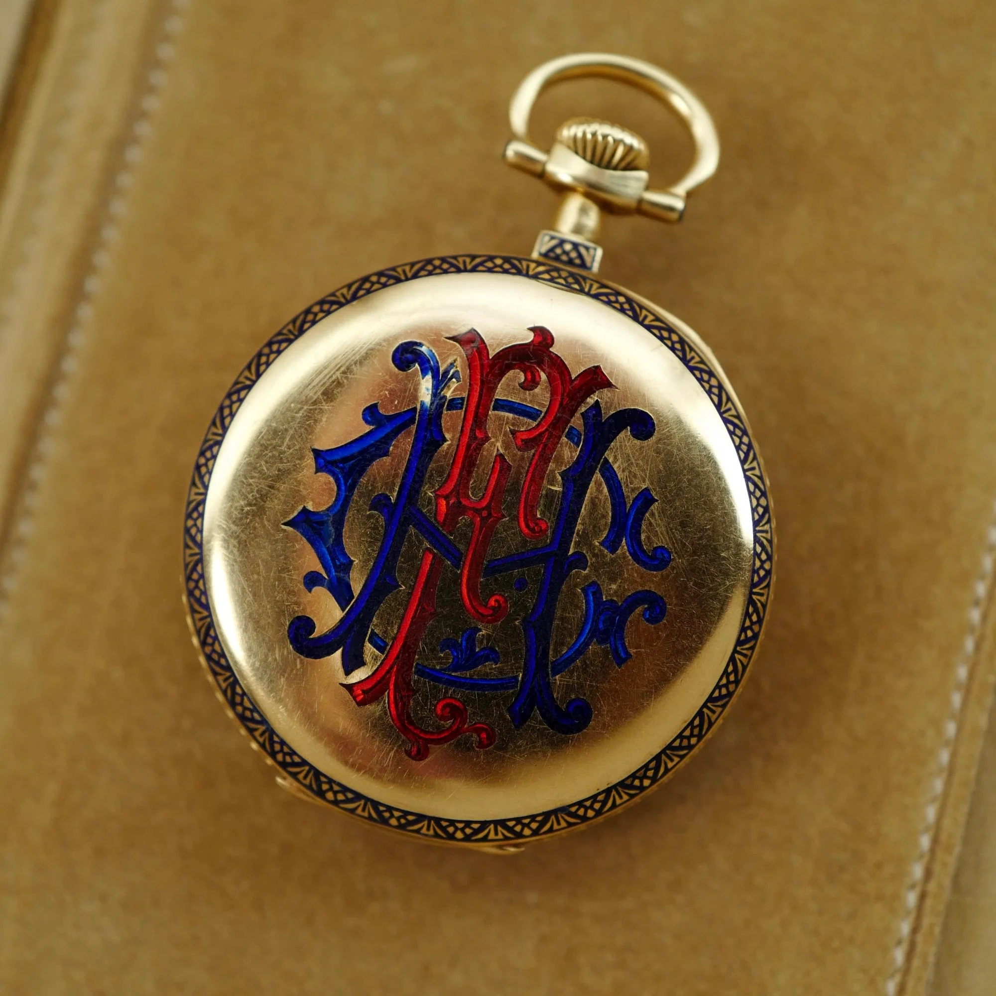Patek Philippe Yellow Gold and Enamel Pocket Watch, Circa 1904 - Image 5