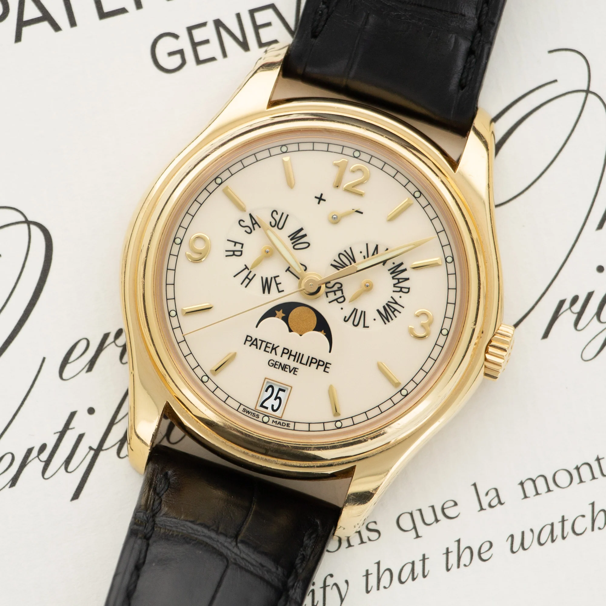 Patek Philippe Yellow Gold Annual Calendar Watch Ref. 5146 - Image 2