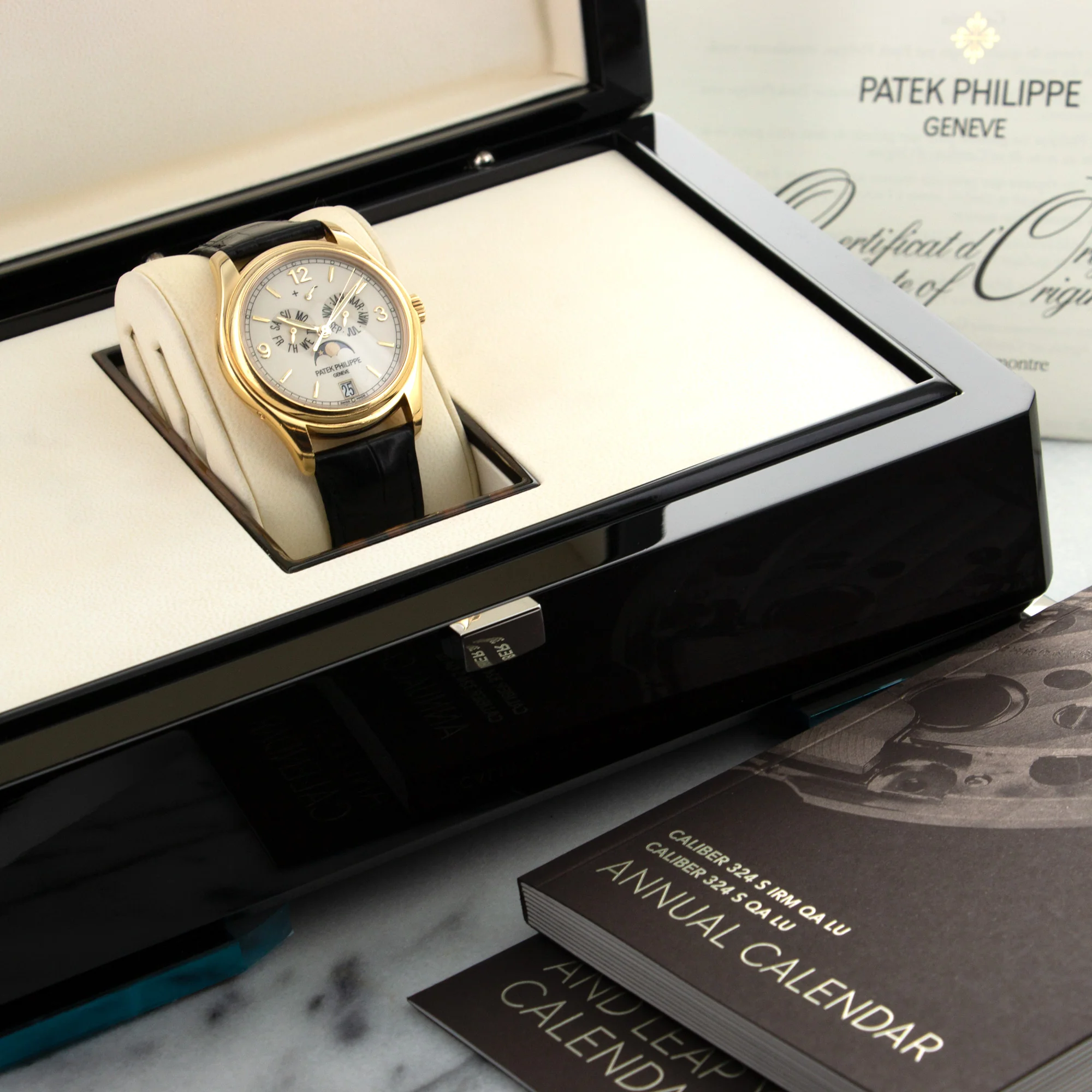 Patek Philippe Yellow Gold Annual Calendar Watch Ref. 5146 - Image 6