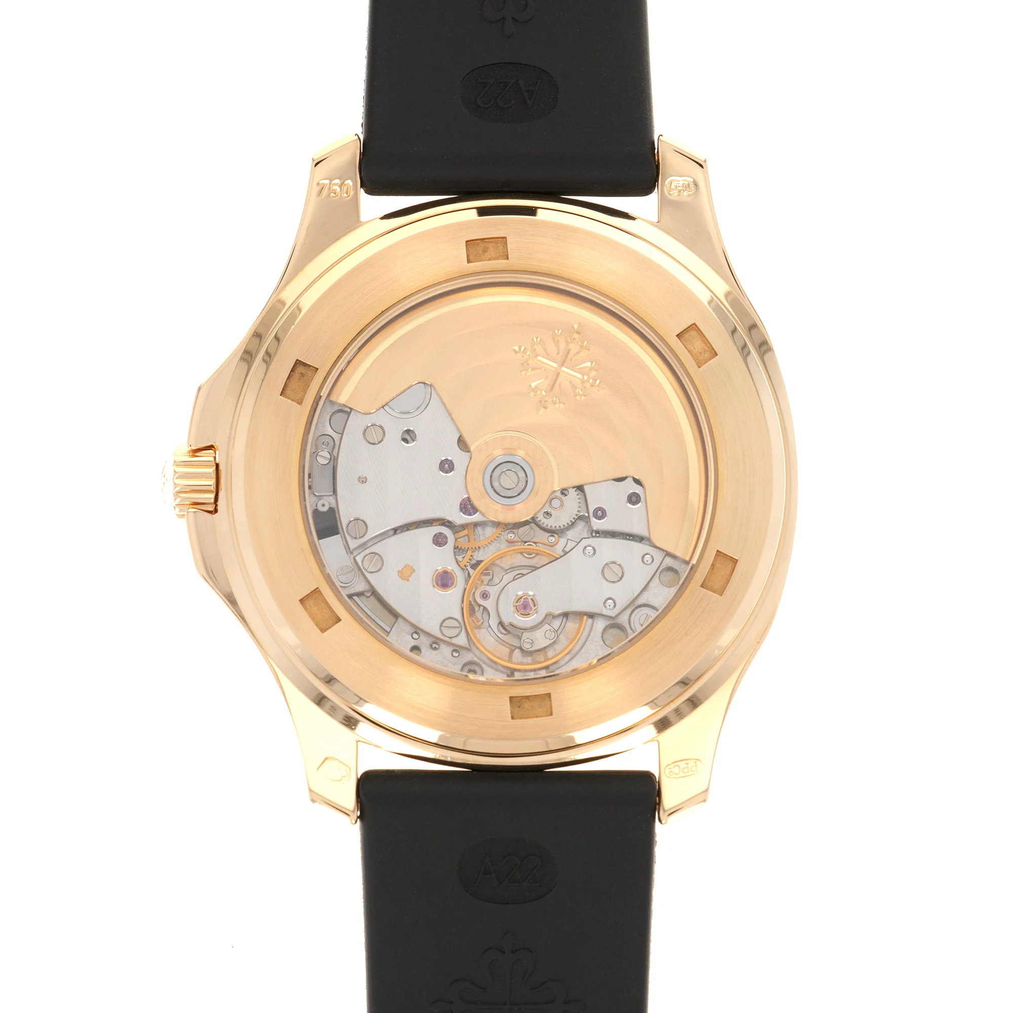 Patek Philippe Yellow Gold Aquanaut Jumbo Watch Ref. 5065 - Image 4