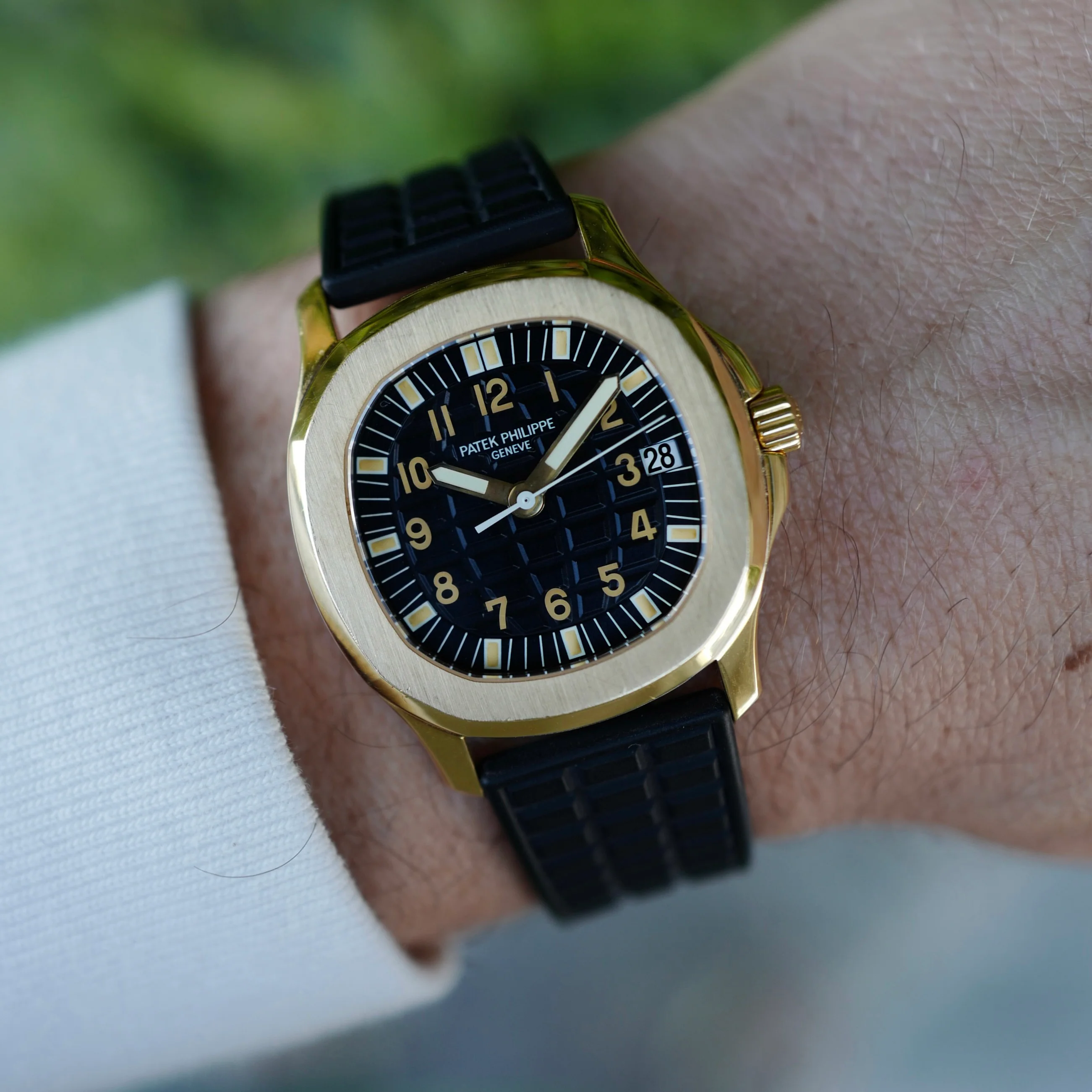 Patek Philippe Yellow Gold Aquanaut Ref. 5066 (New Arrival) - Image 3