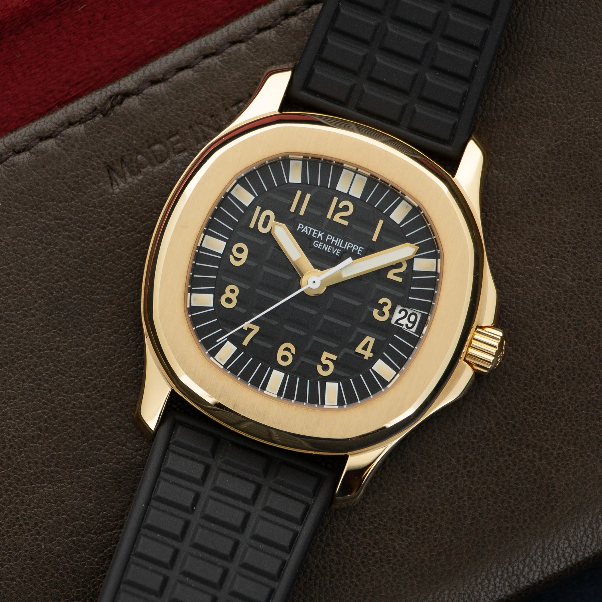 Patek Philippe Yellow Gold Aquanaut Watch Ref. 5066 - Image 2