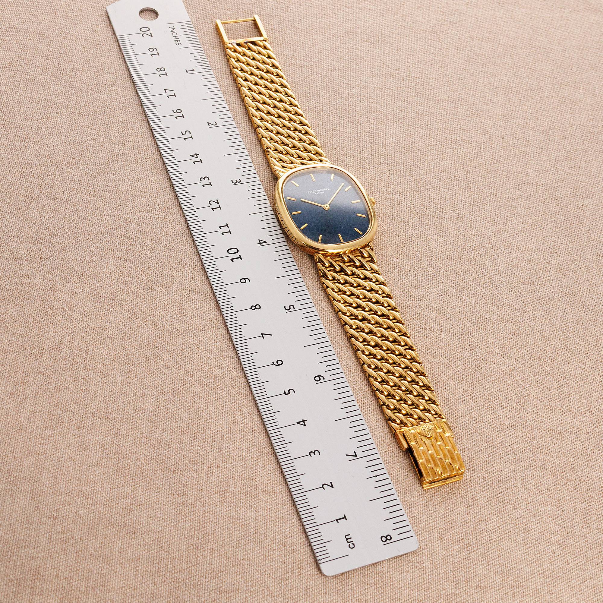 Patek Philippe Yellow Gold Automatic Ellipse Ref. 3738 - Image 9
