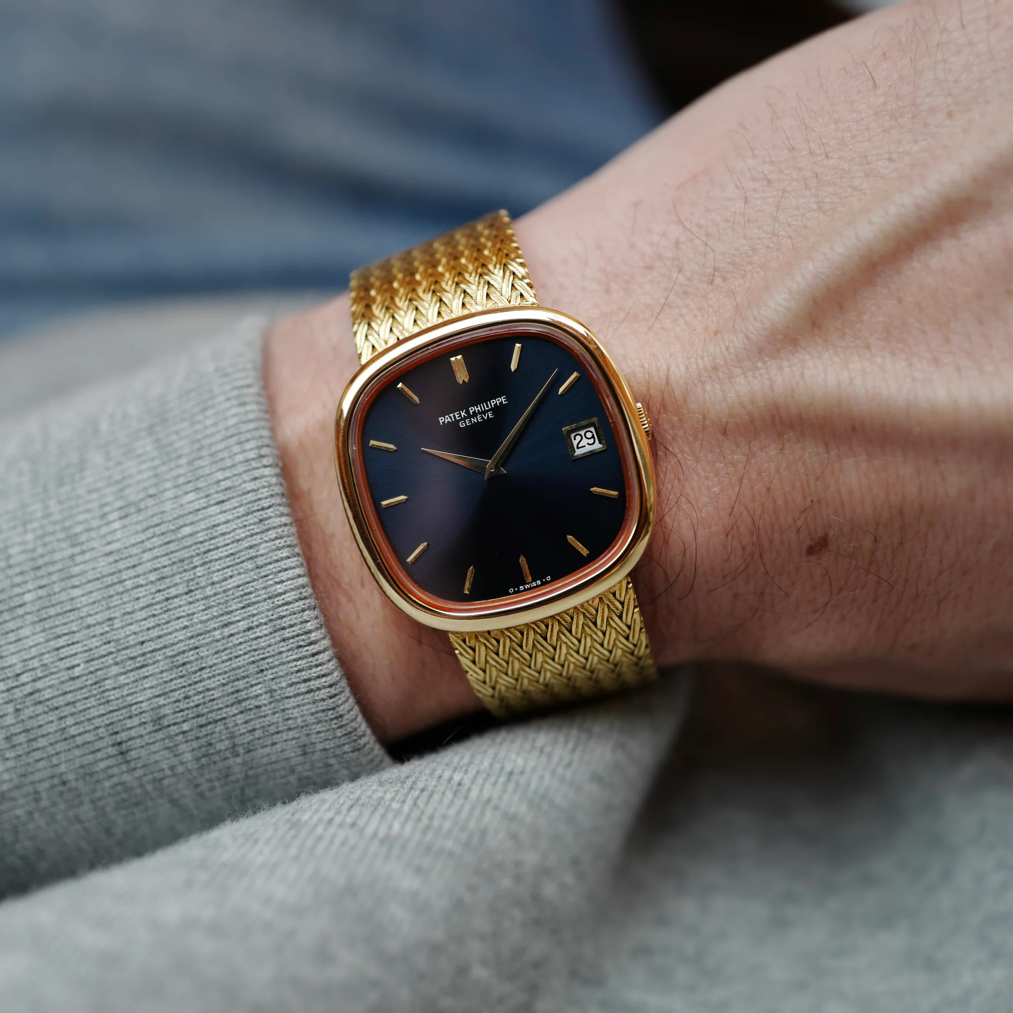 Patek Philippe Yellow Gold Automatic Watch Ref. 3604 - Image 3