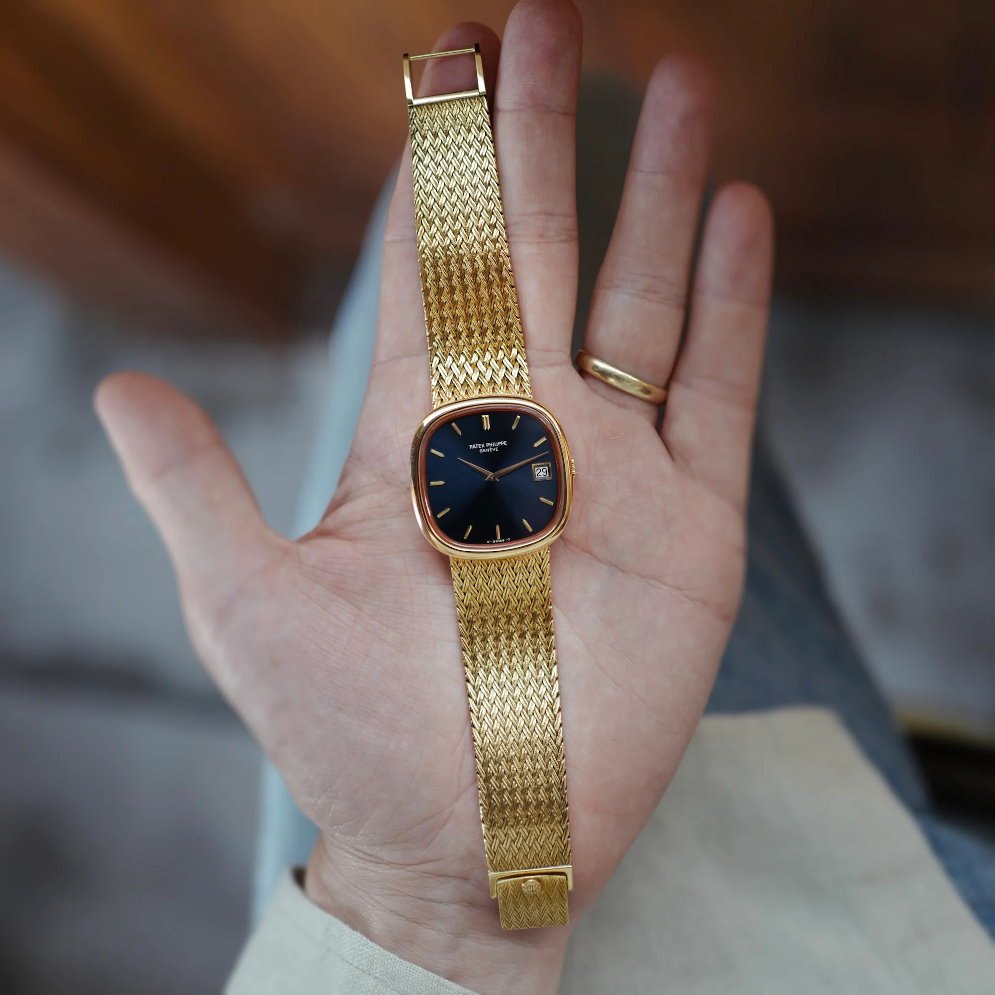 Patek Philippe Yellow Gold Automatic Watch Ref. 3604 - Image 9