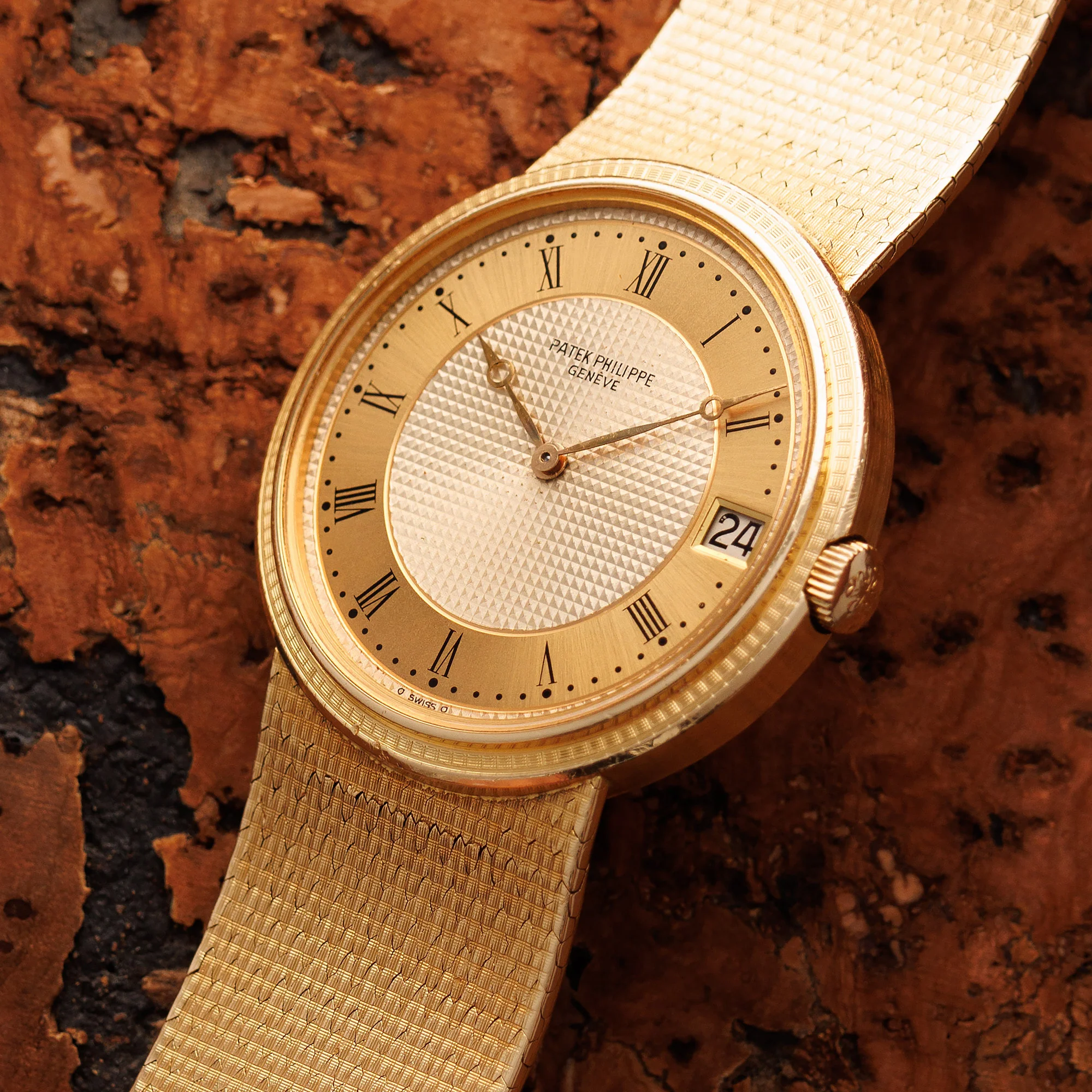 Patek Philippe Yellow Gold Automatic Watch Ref. 3801 - Image 2