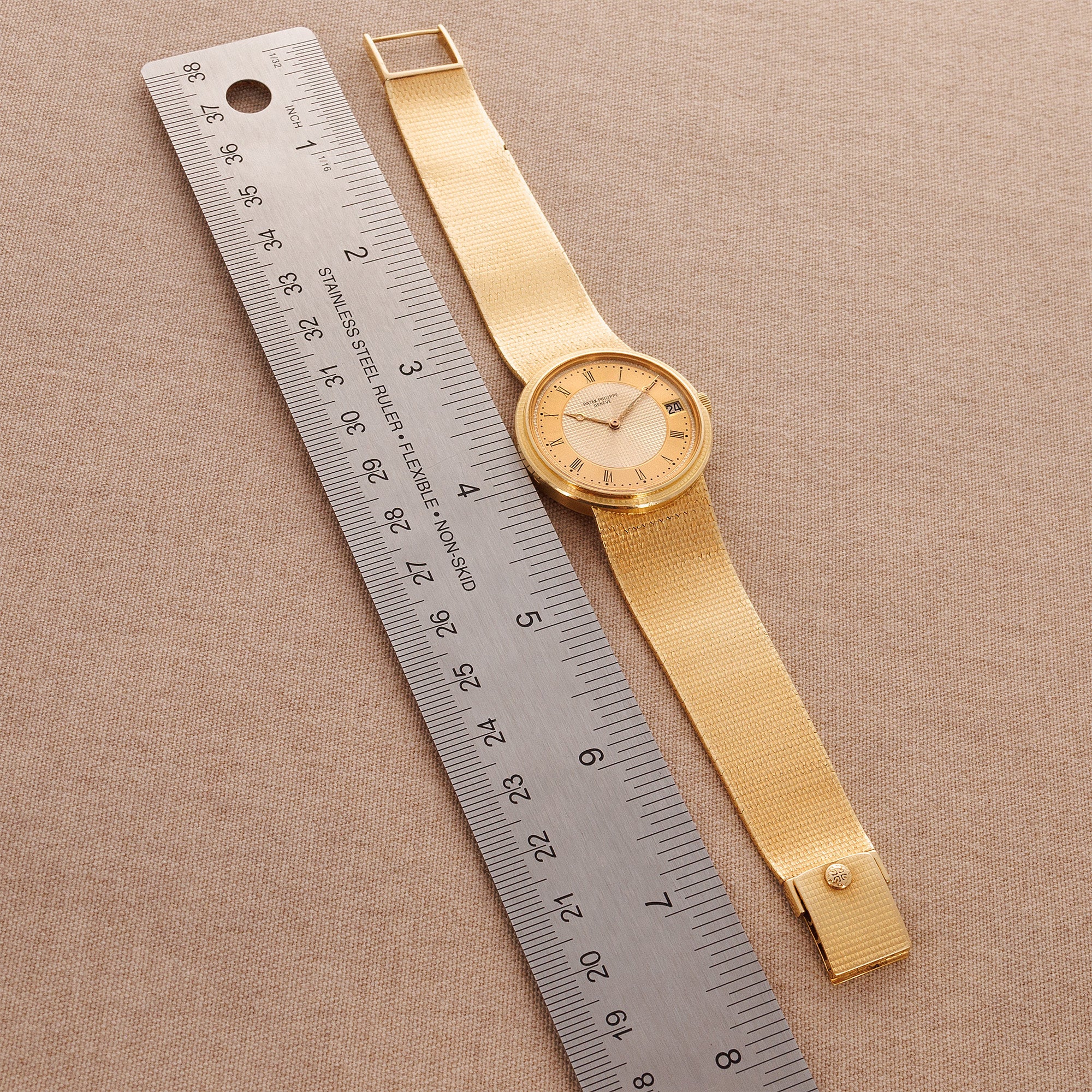Patek Philippe Yellow Gold Automatic Watch Ref. 3801 - Image 5