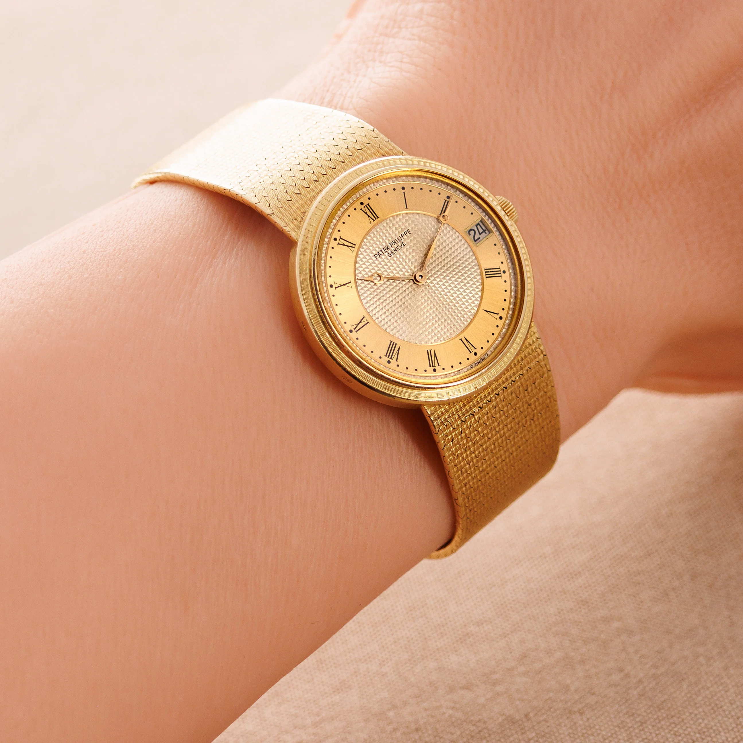 Patek Philippe Yellow Gold Automatic Watch Ref. 3801 - Image 6