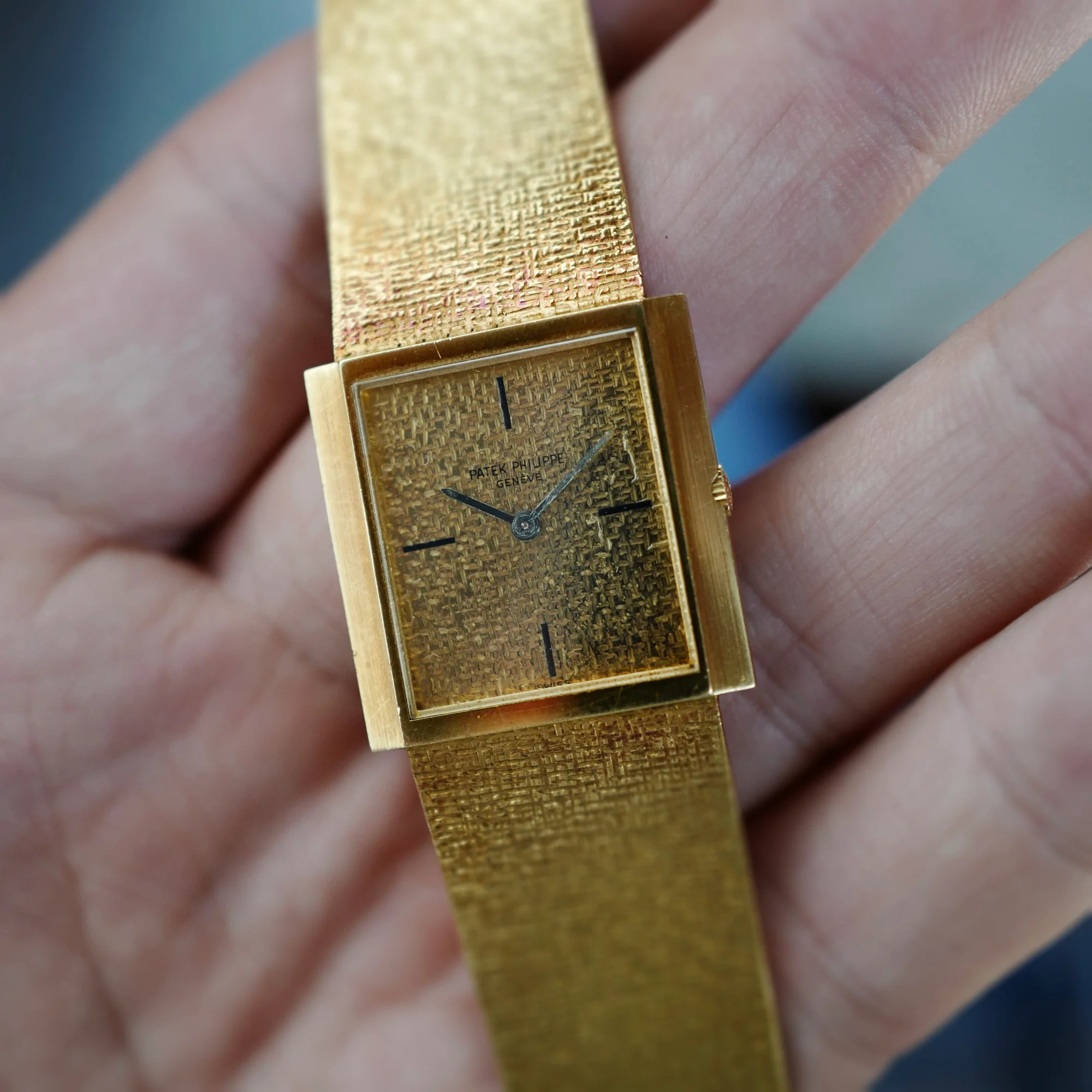 Patek Philippe Yellow Gold Bracelet Watch Ref. 3491 - Image 3