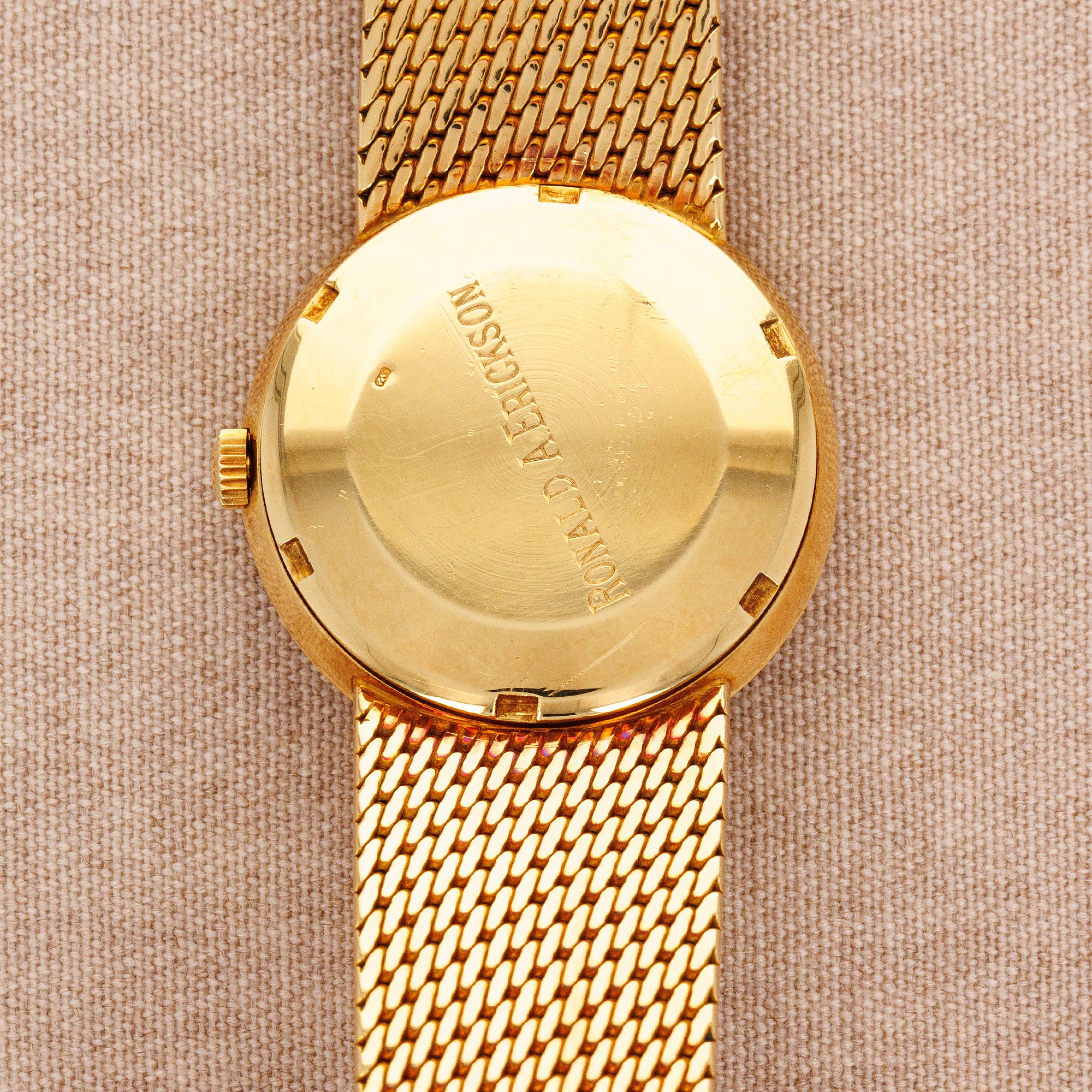 Patek Philippe Yellow Gold Calatrava Ref. 3440 on Gey Freres Band - Image 3