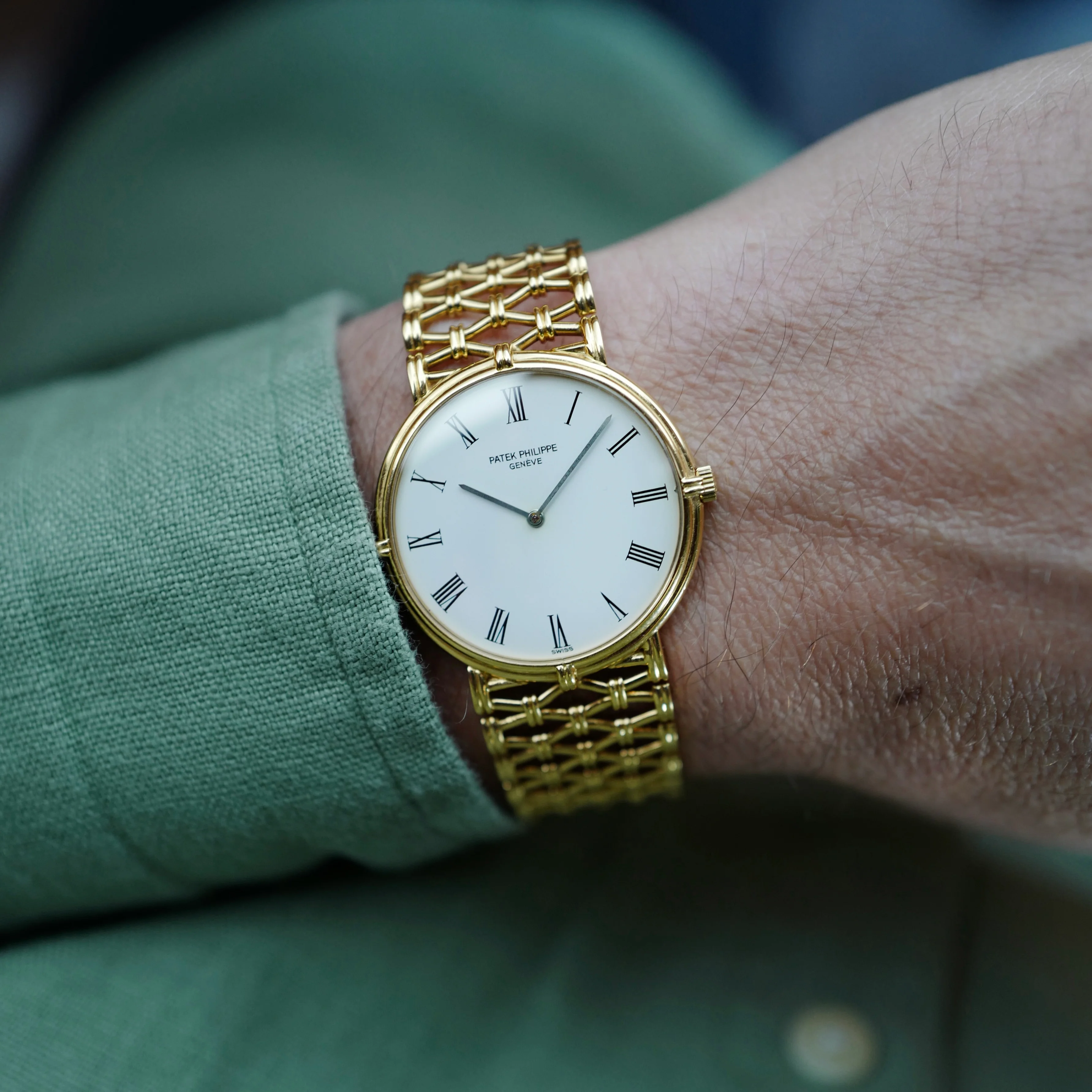 Patek Philippe Yellow Gold Calatrava Ref. 3821 - Image 5