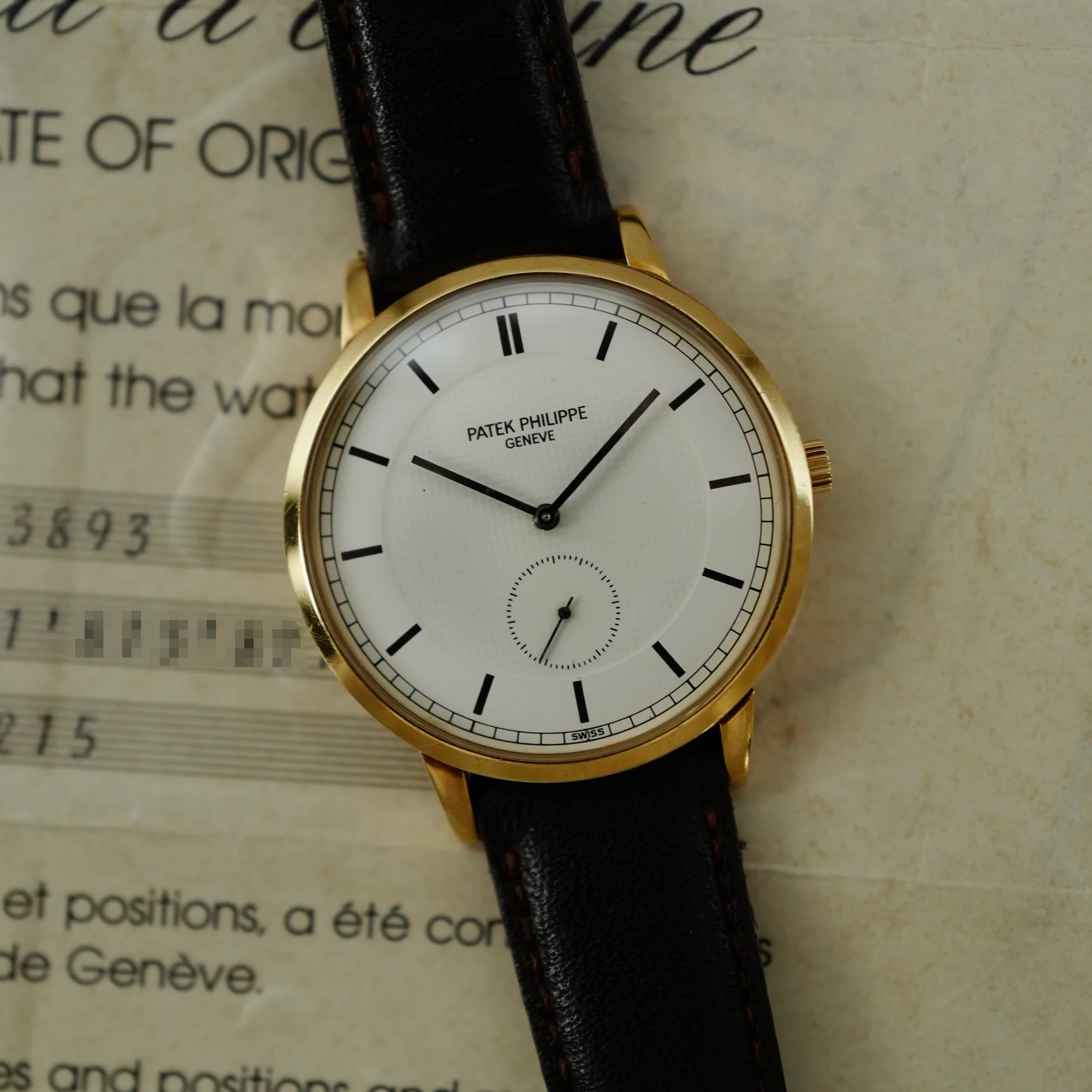 Patek Philippe Yellow Gold Calatrava Ref. 3893 - Image 2