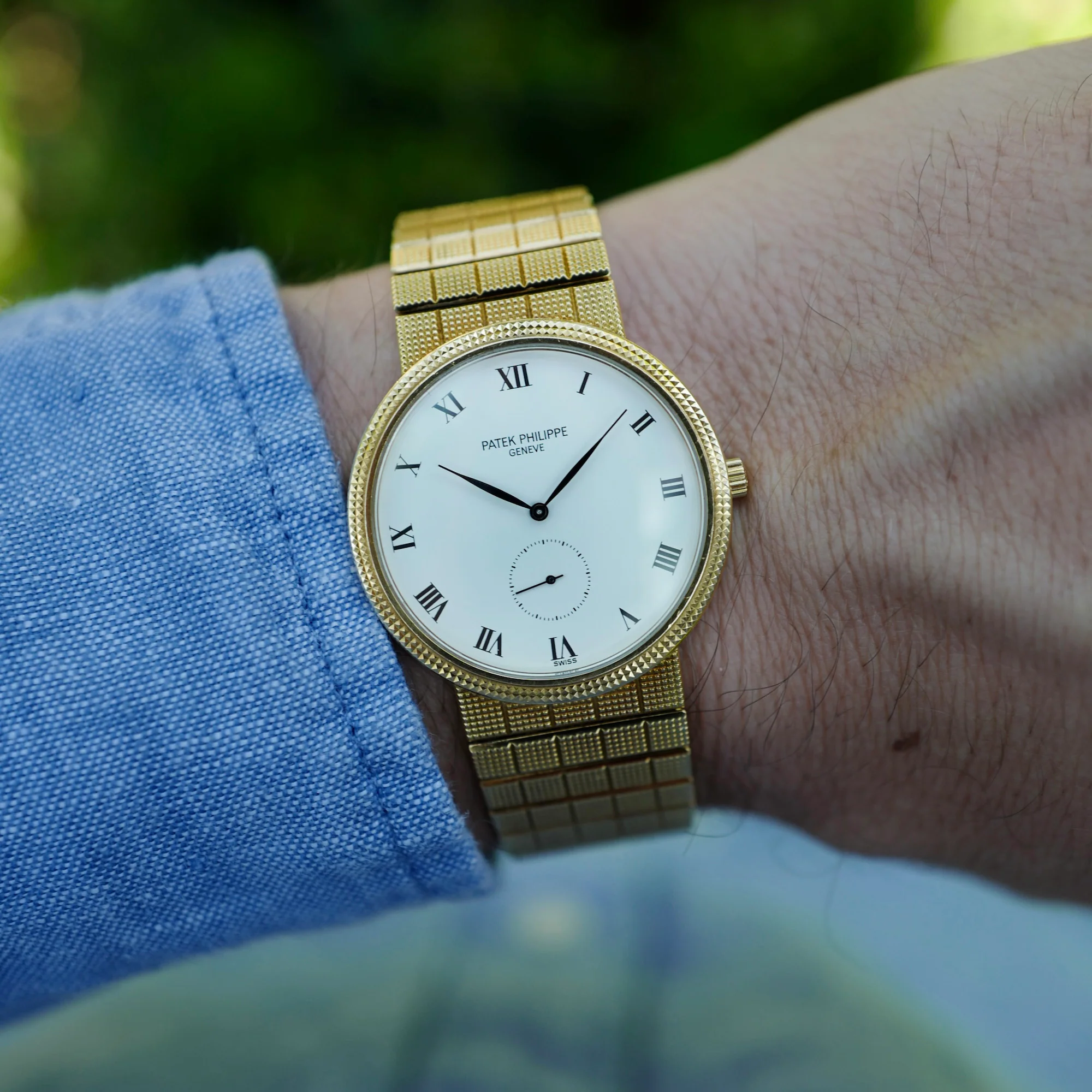 Patek Philippe Yellow Gold Calatrava Ref. 3919 on Bracelet - Image 3