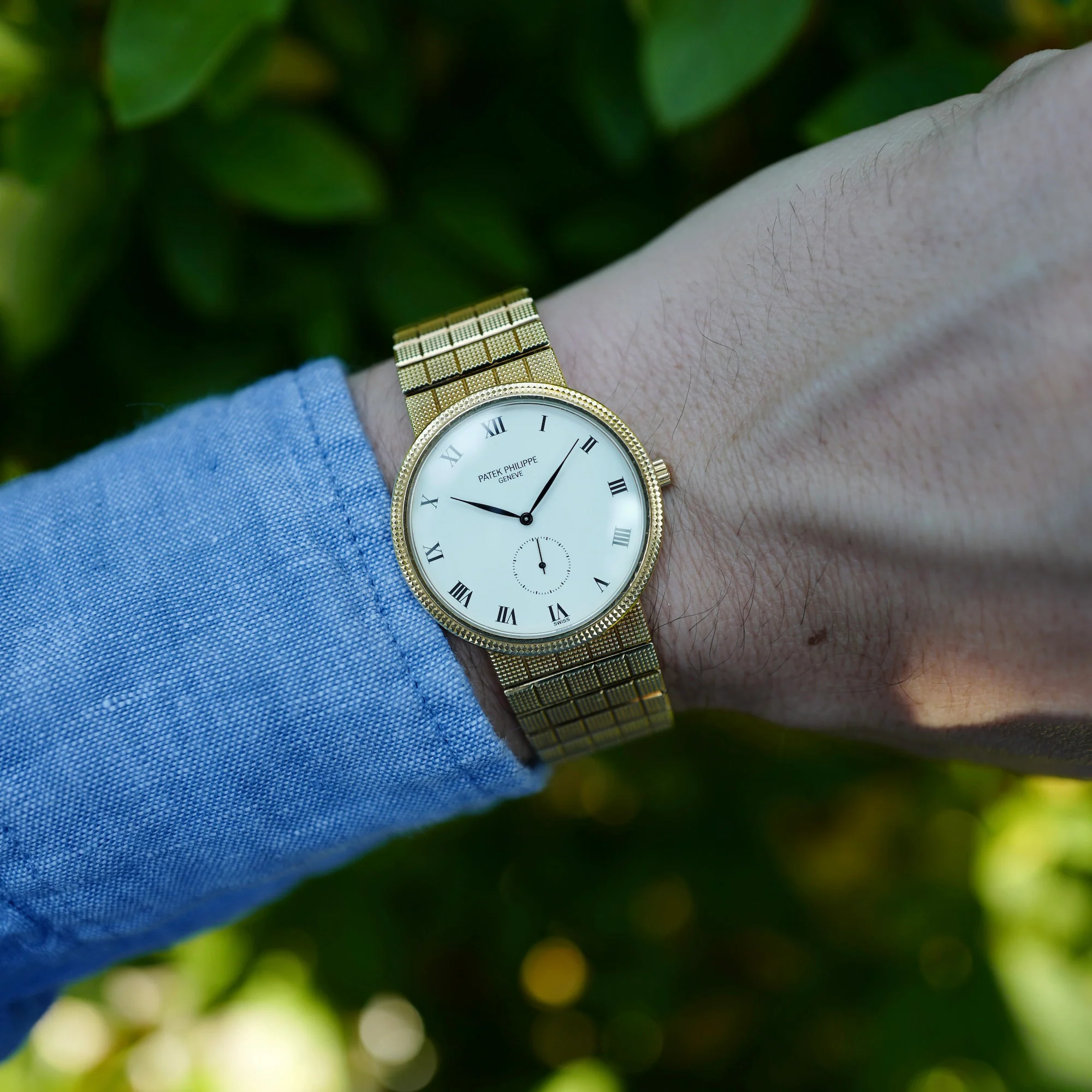 Patek Philippe Yellow Gold Calatrava Ref. 3919 on Bracelet - Image 5