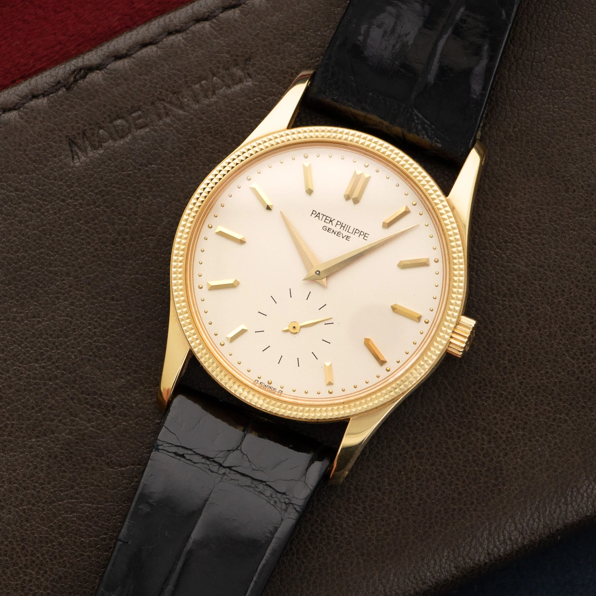Patek Philippe Yellow Gold Calatrava Watch Ref. 3796 - Image 2
