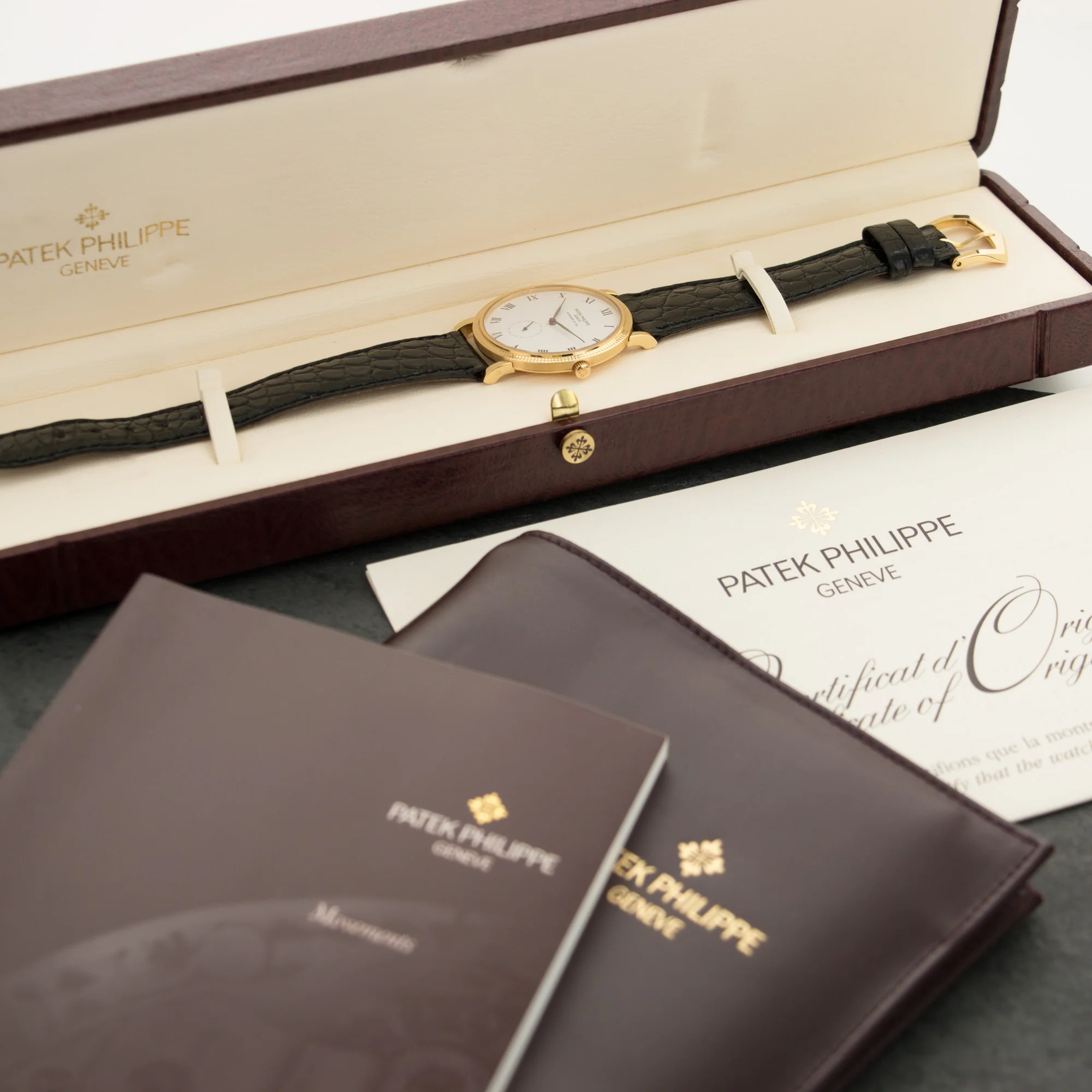 Patek Philippe Yellow Gold Calatrava Watch Ref. 3919 Retailed By Tiffany & Co. - Image 6