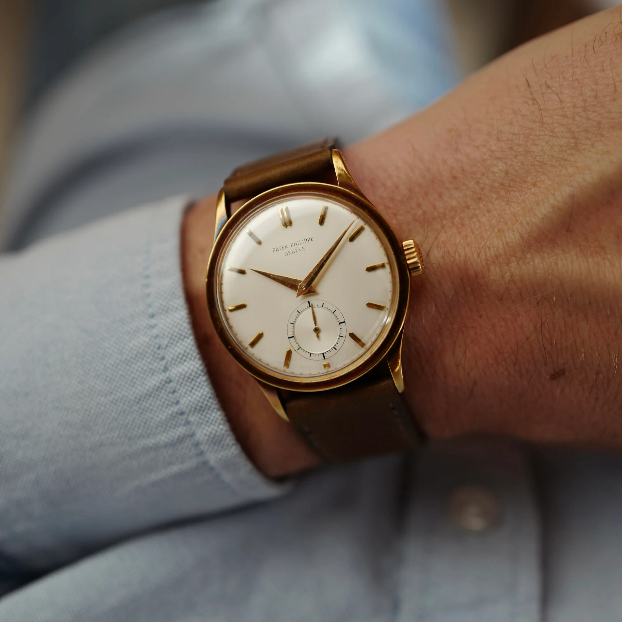 Patek Philippe Yellow Gold Calatrava Watch Ref. 570 - Image 3
