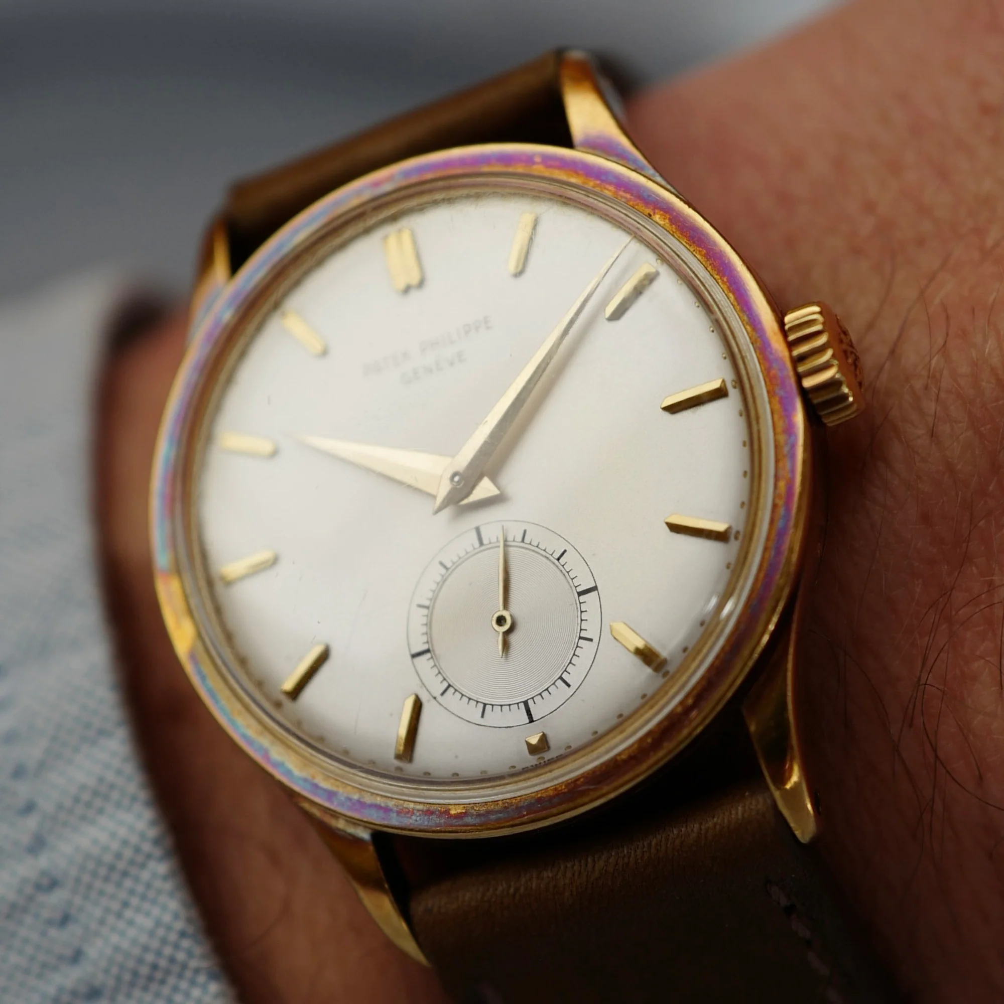 Patek Philippe Yellow Gold Calatrava Watch Ref. 570 - Image 6