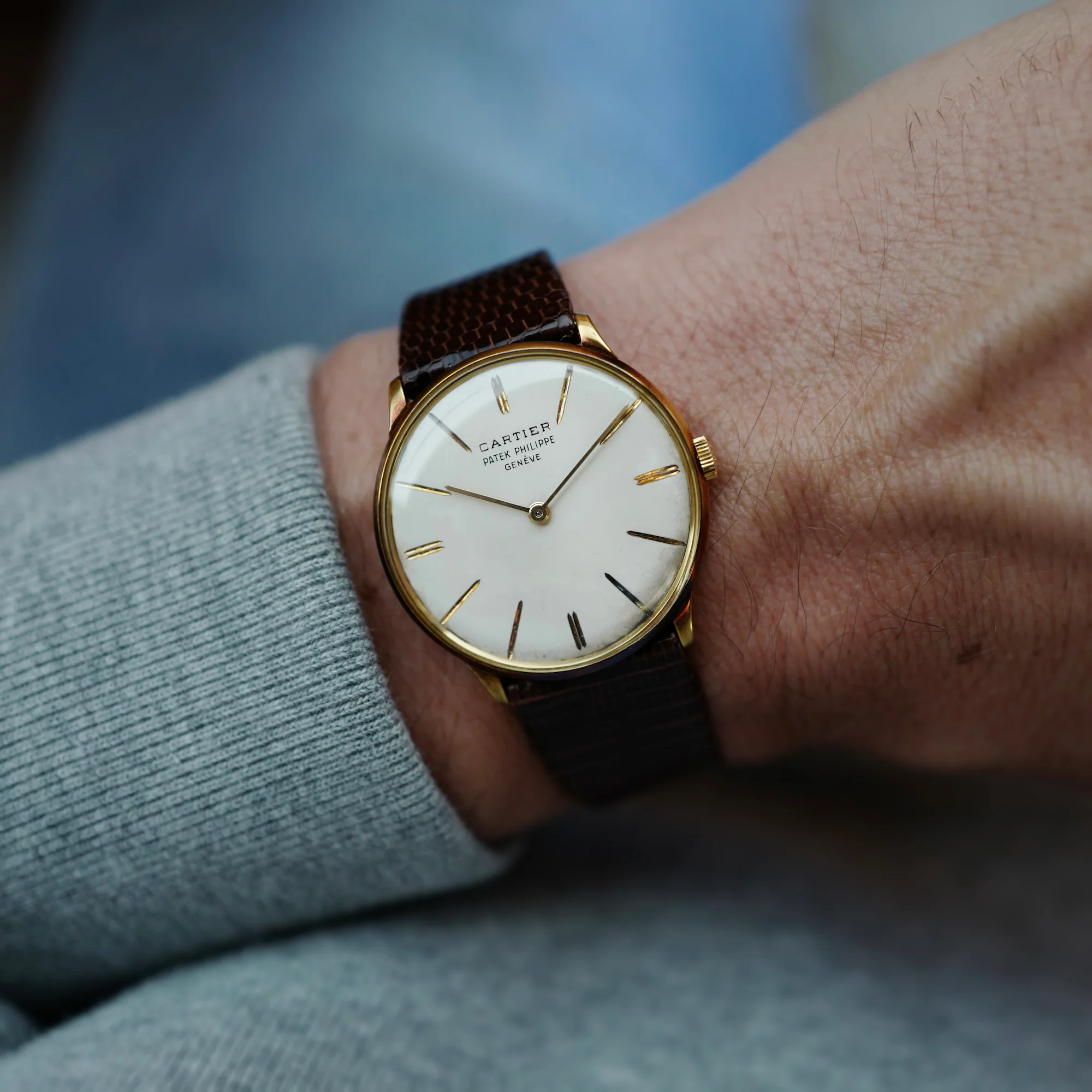 Patek Philippe Yellow Gold Calatrava Watch Ref. 2573, Retailed by Cartier - Image 3