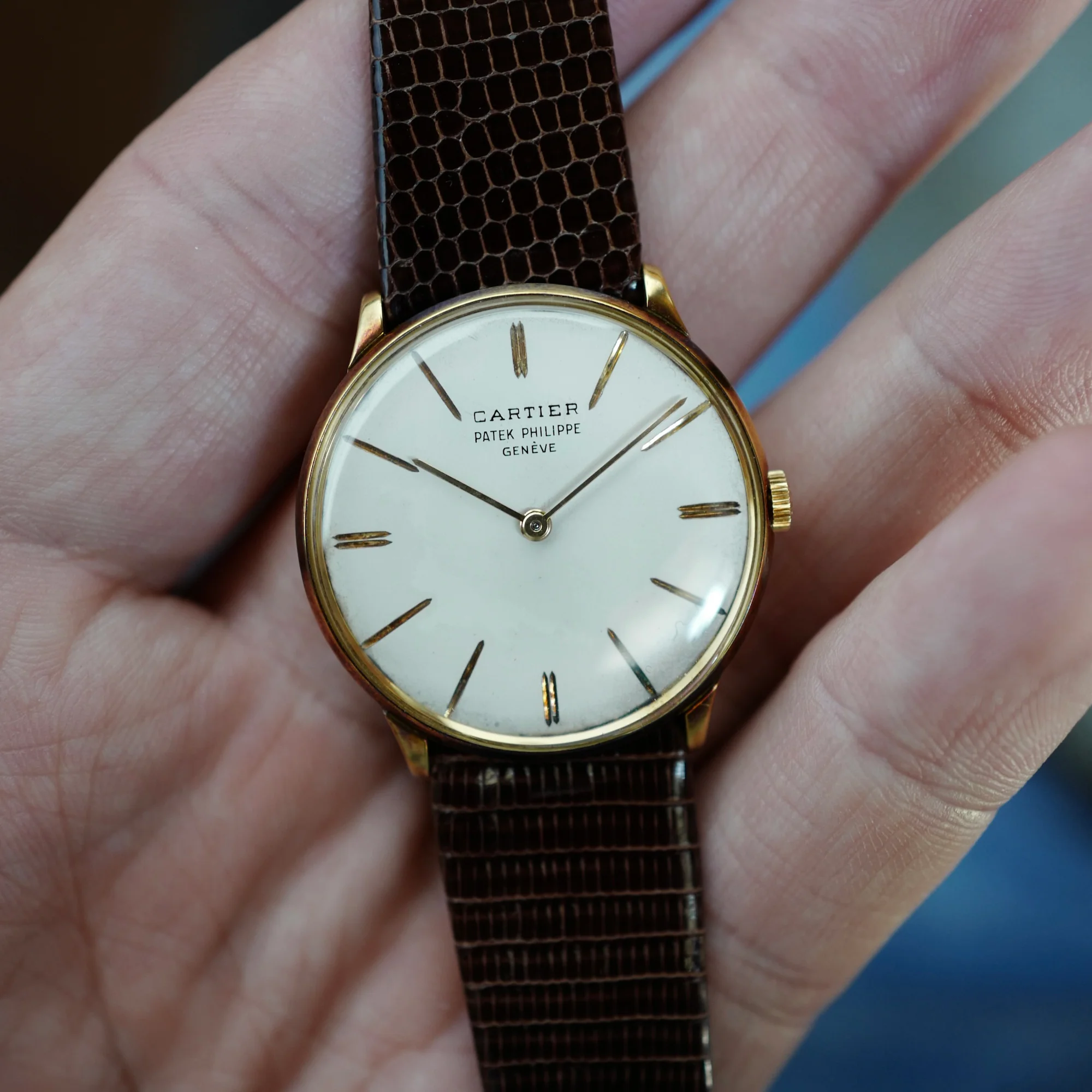 Patek Philippe Yellow Gold Calatrava Watch Ref. 2573, Retailed by Cartier - Image 4