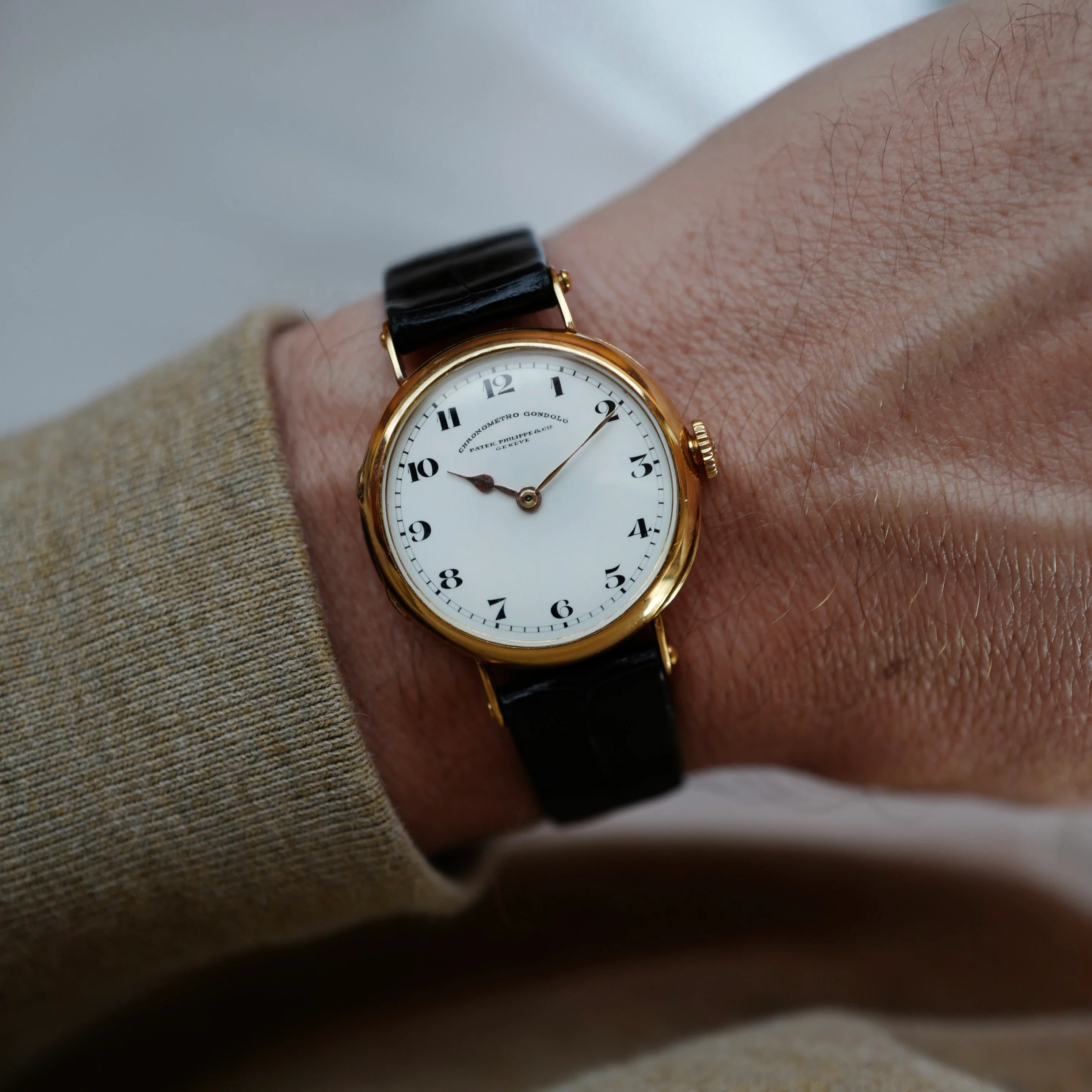 Patek Philippe Yellow Gold Chronmetro Gondolo - Image 3
