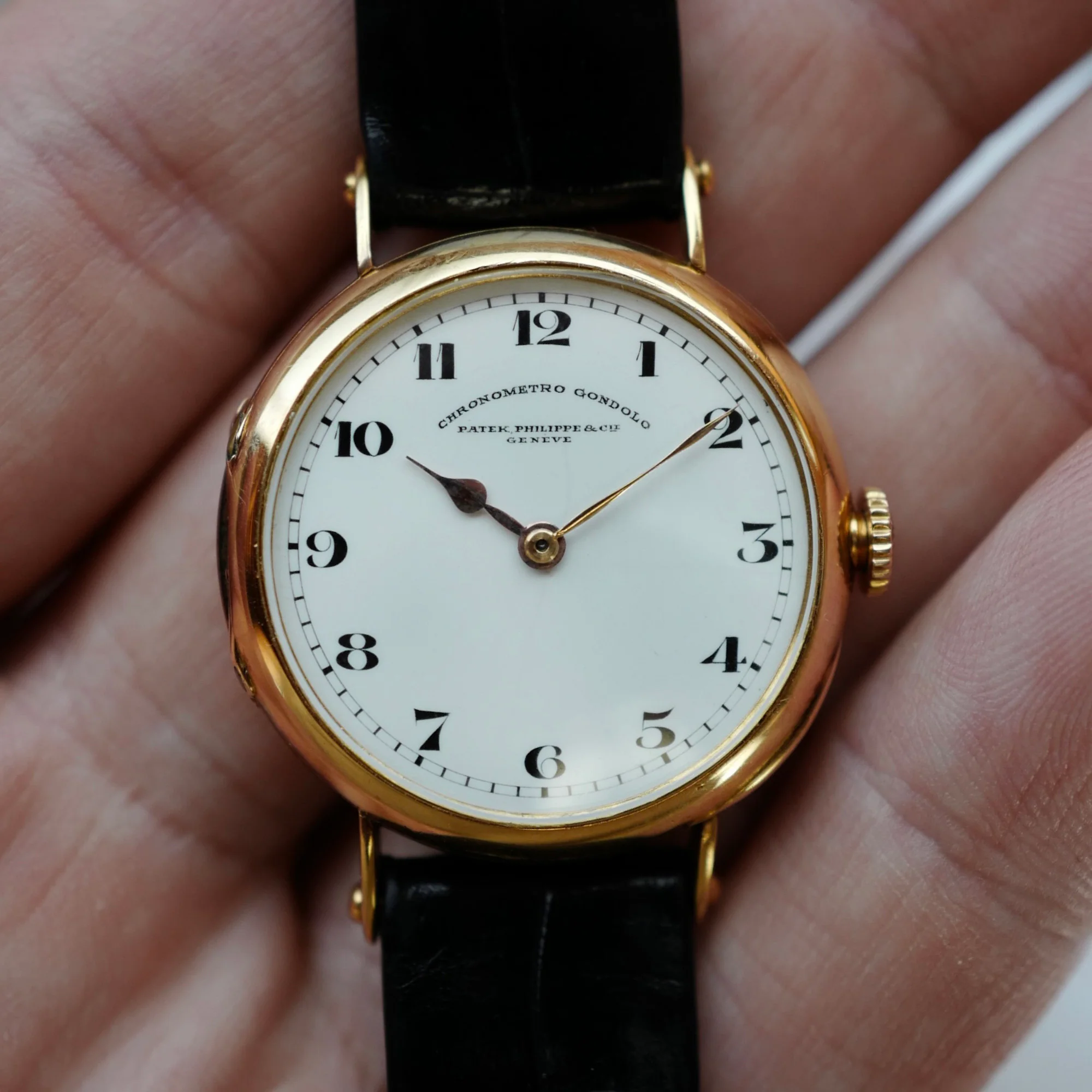 Patek Philippe Yellow Gold Chronmetro Gondolo - Image 4