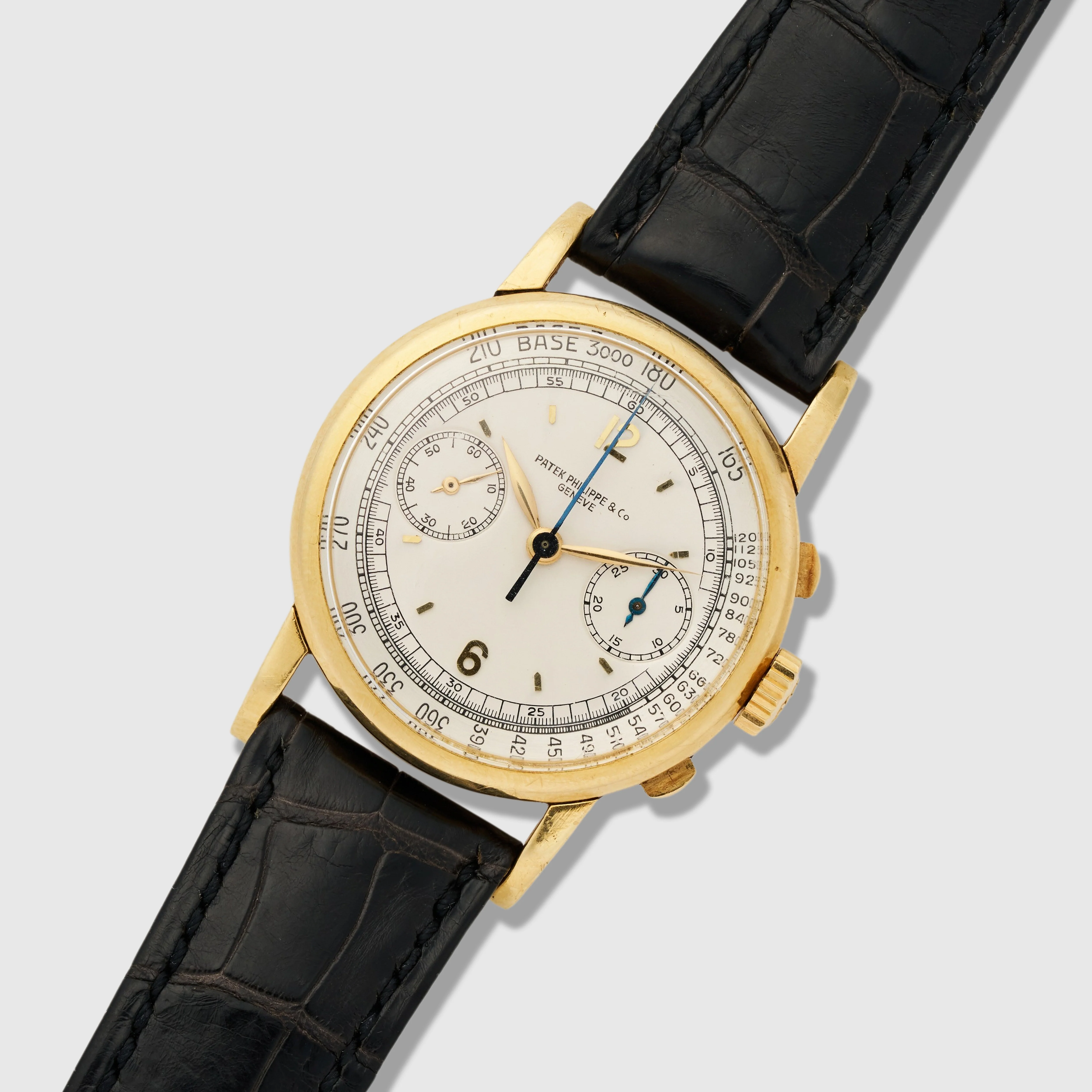 Patek Philippe Yellow Gold Chronograph Watch Ref. 1506, Circa 1942 - Image 3