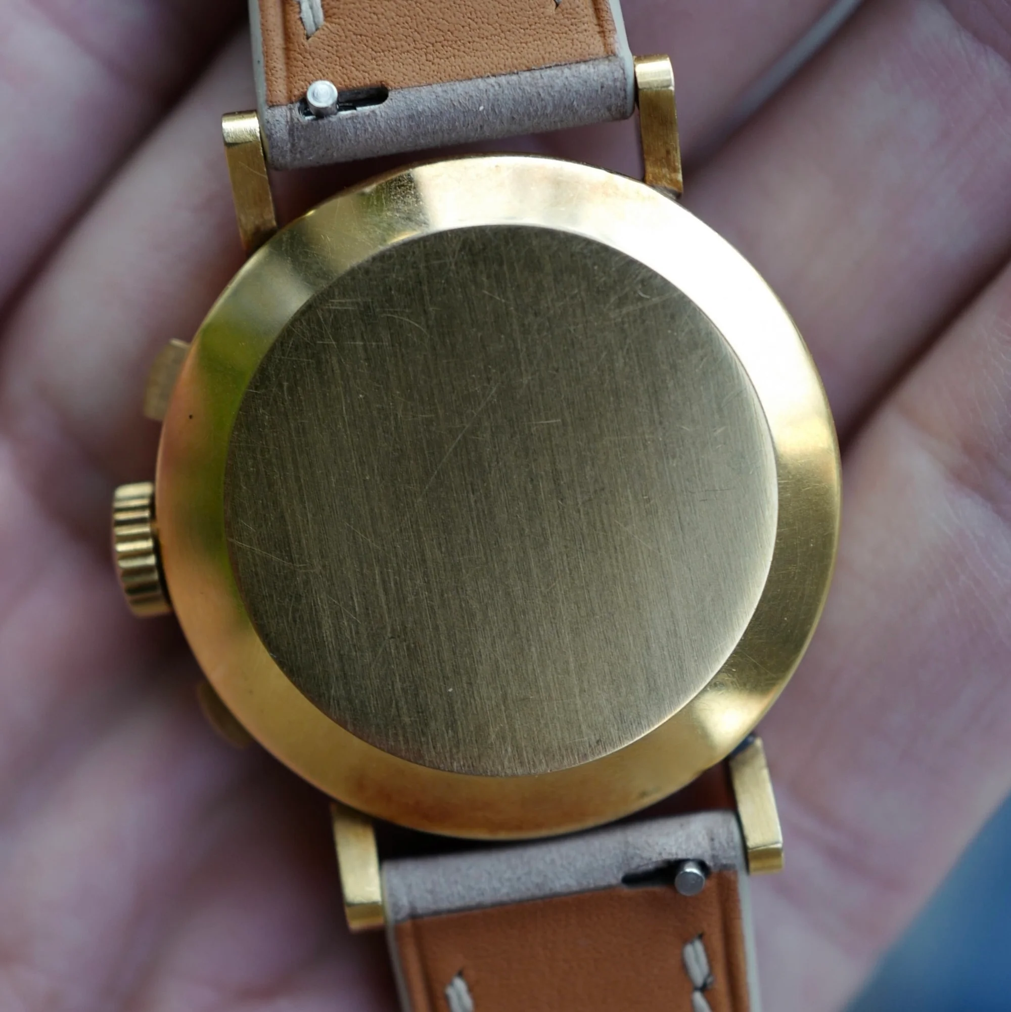 Patek Philippe Yellow Gold Chronograph Watch Ref. 591, Incredible Original Condition - Image 5