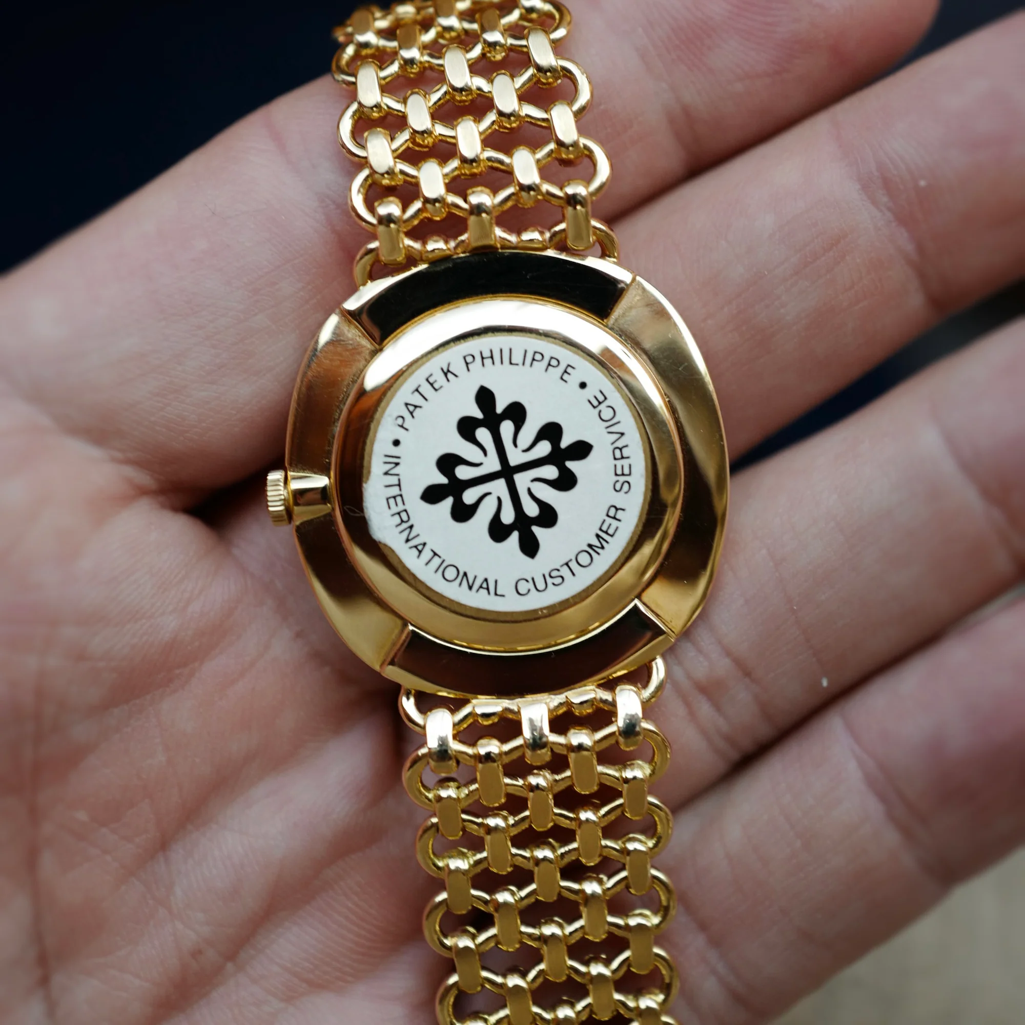 Patek Philippe Yellow Gold Circle Watch Ref. 3844 - Image 5