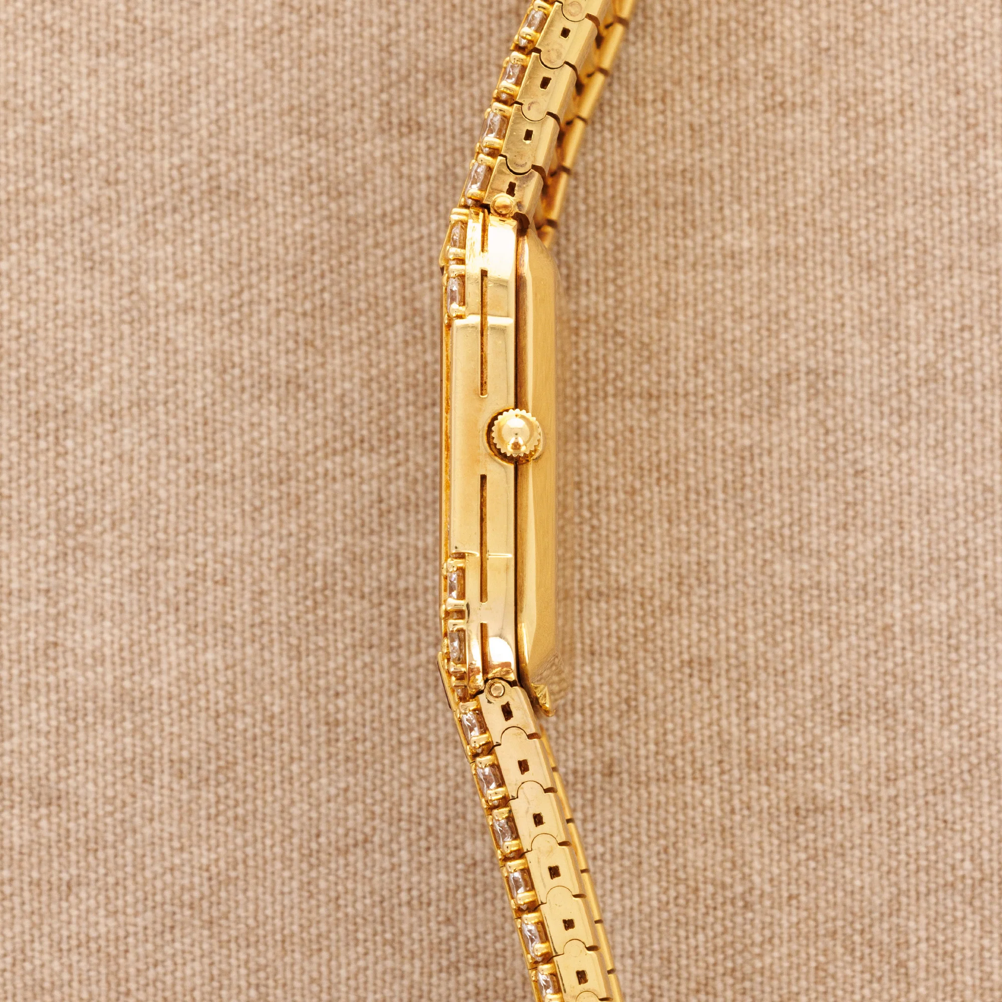 Patek Philippe Yellow Gold Diamond & Ruby Watch Ref. 3968 - Image 6
