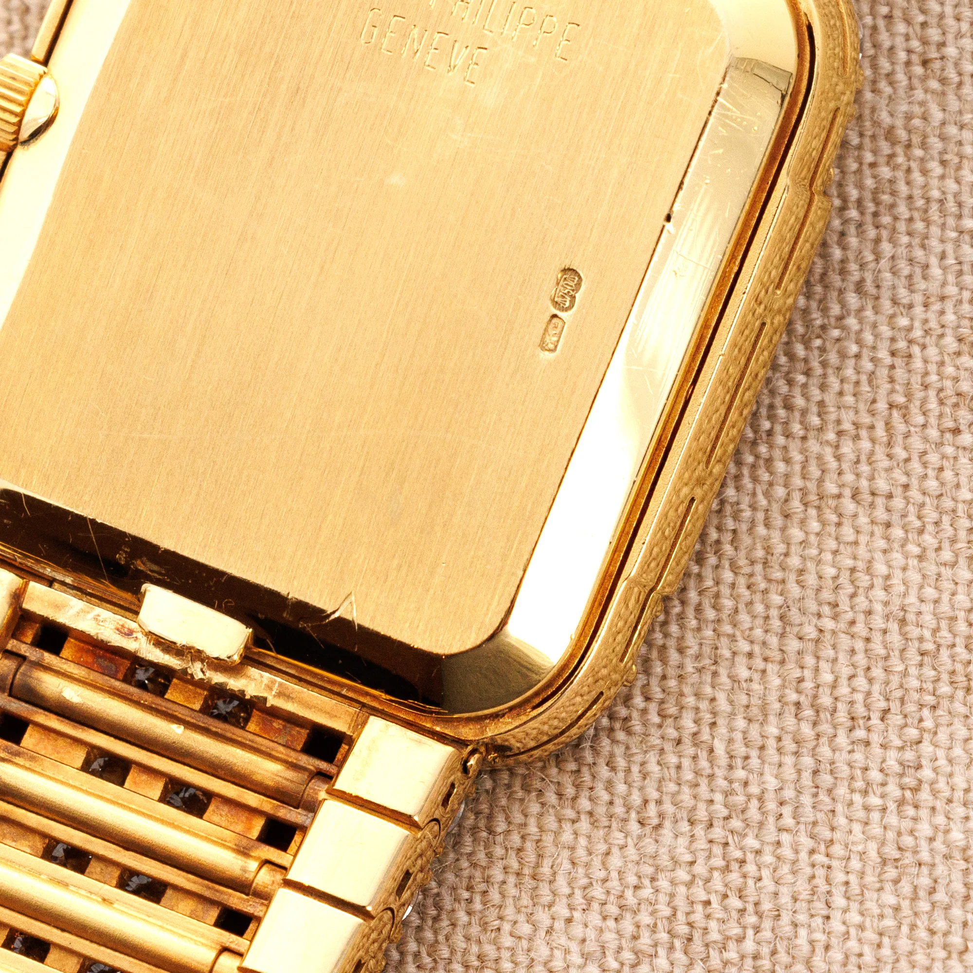 Patek Philippe Yellow Gold Diamond & Ruby Watch Ref. 3968 - Image 9