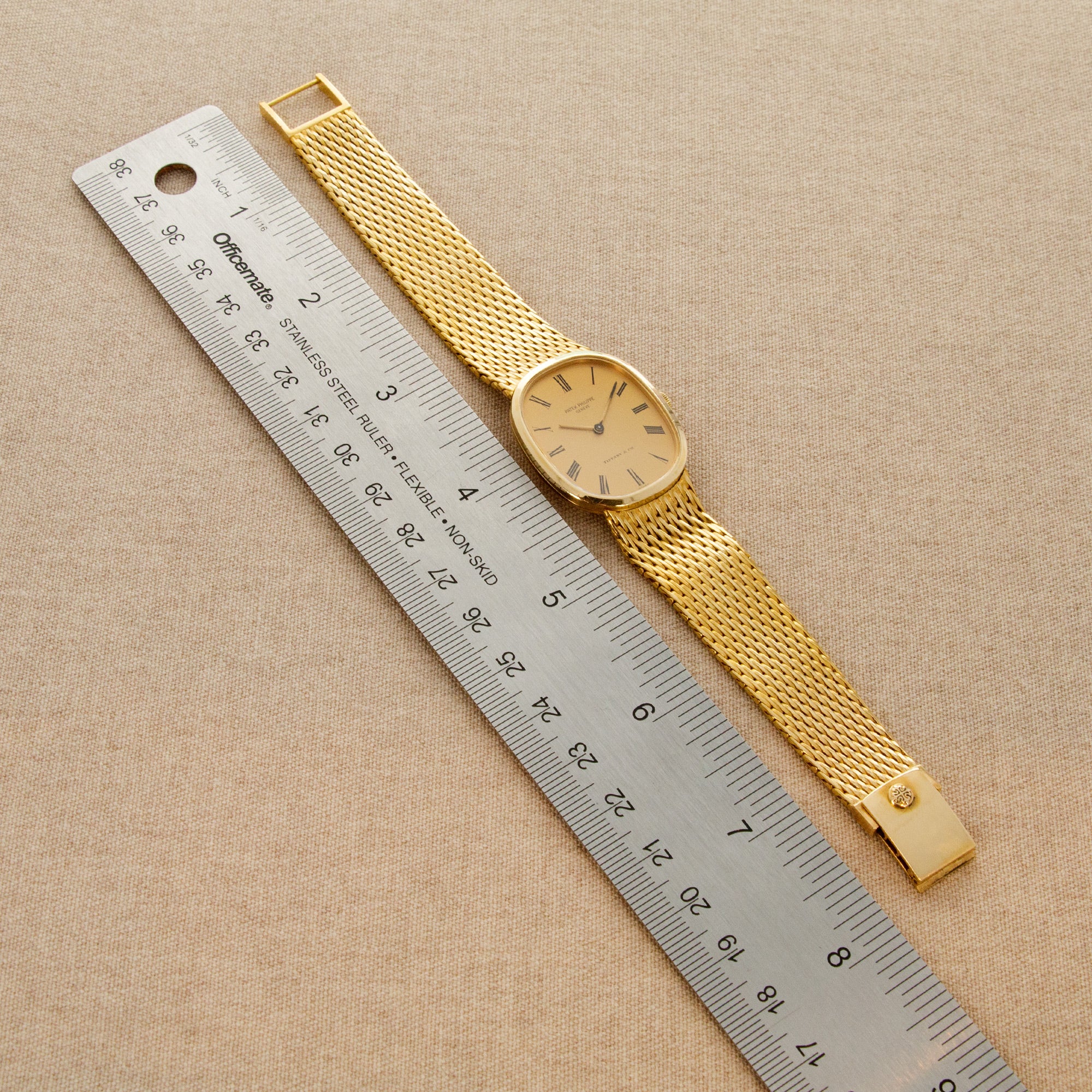 Patek Philippe Yellow Gold Ellipse Ref. 3548 Retailed by Tiffany & Co. - Image 4