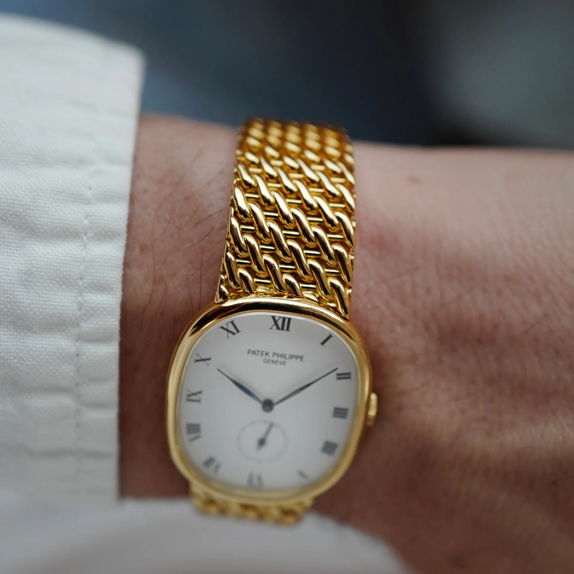 Patek Philippe Yellow Gold Ellipse Watch Ref. 3948 - Image 7