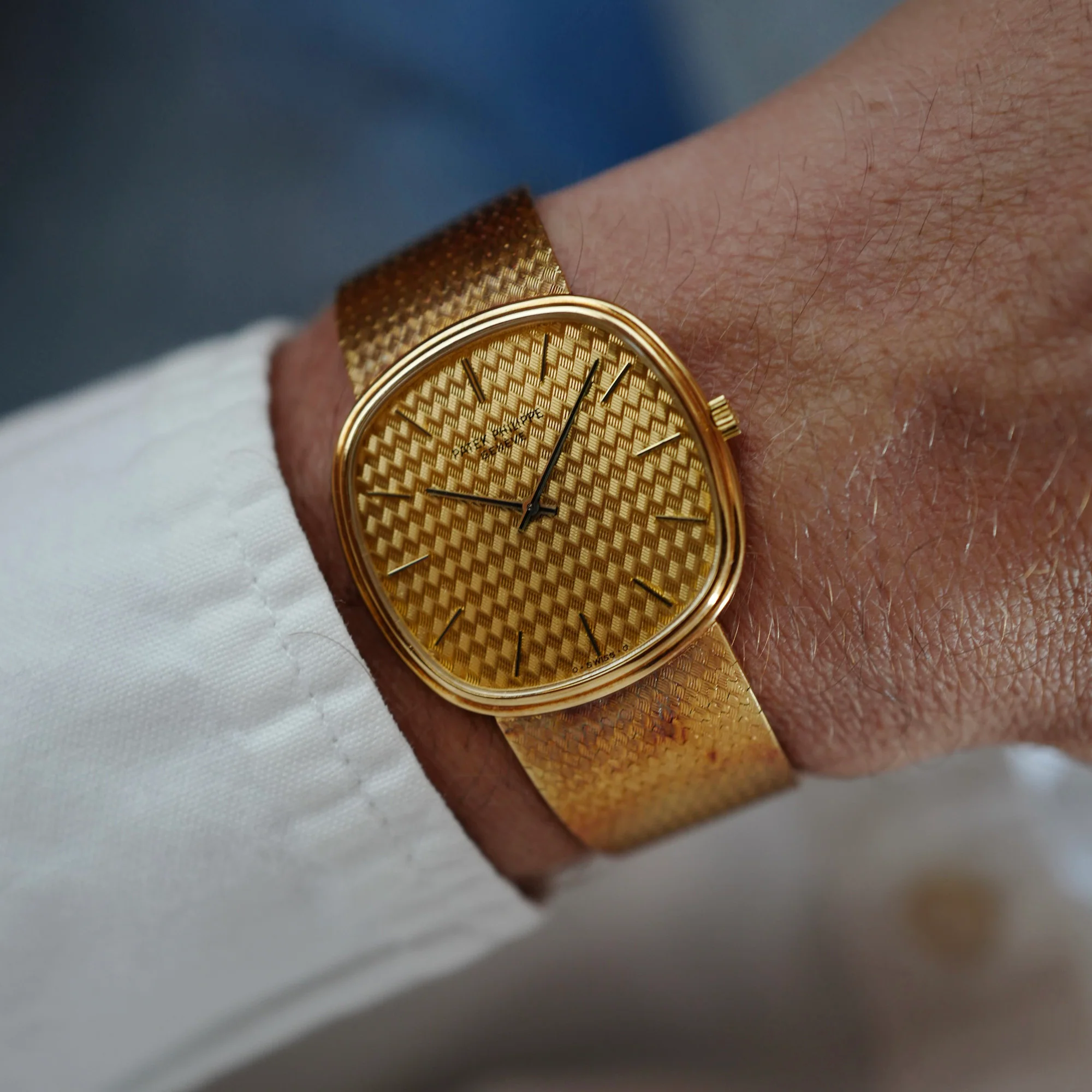 Patek Philippe Yellow Gold Golden Ellipse Watch Ref. 3862 - Image 3