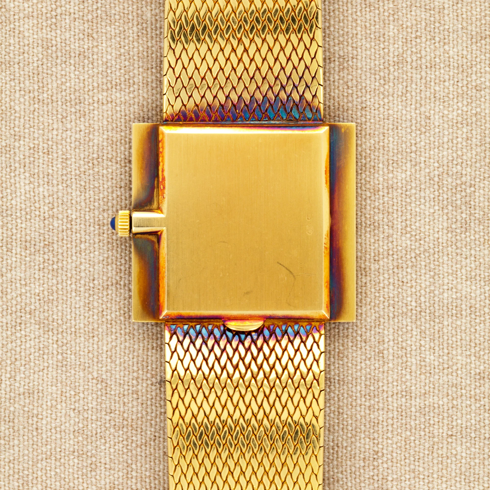 Patek Philippe Yellow Gold Lapis Watch Ref. 3578 - Image 5